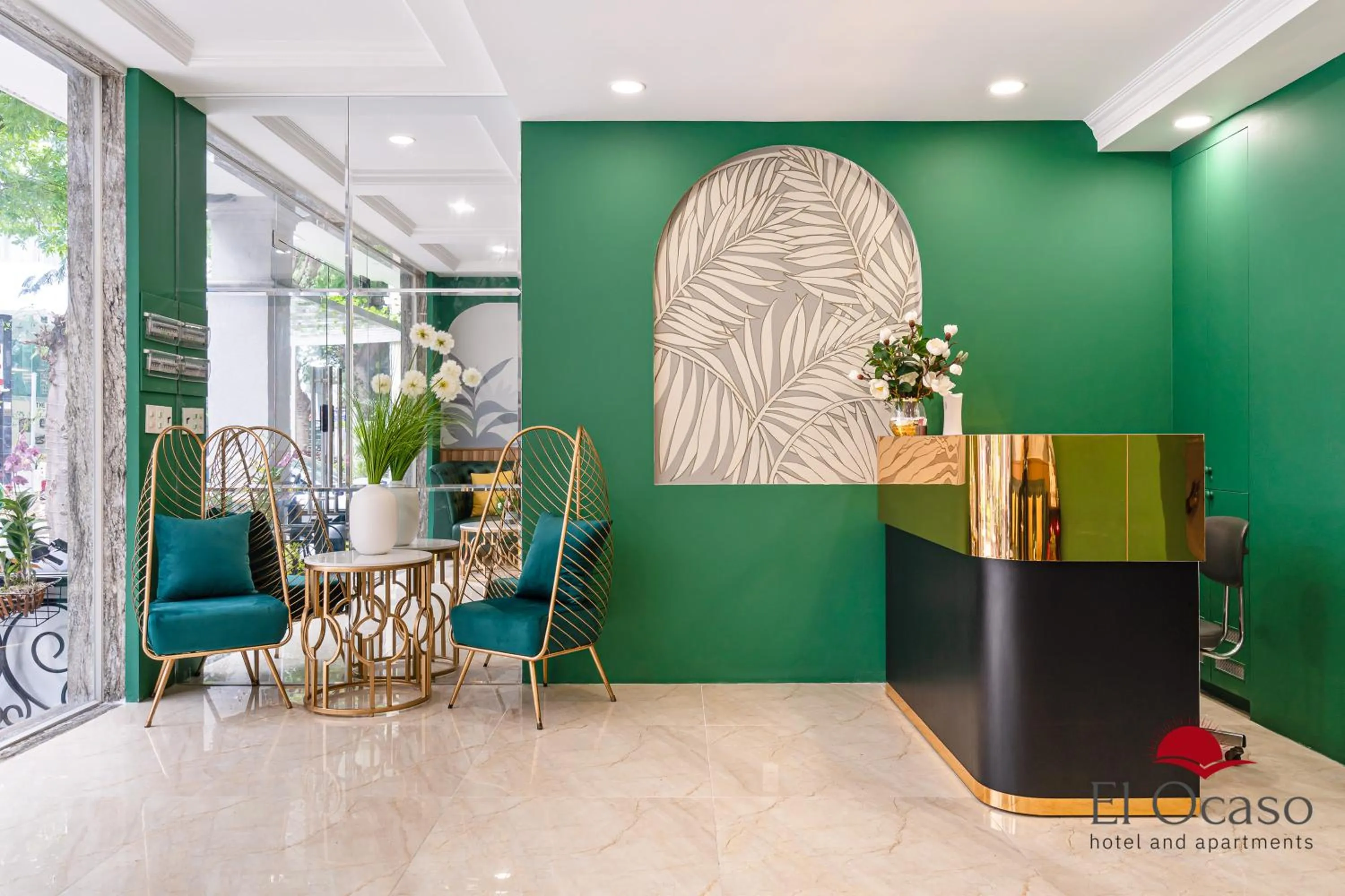 Lobby or reception in El Ocaso Hotel and Apartments