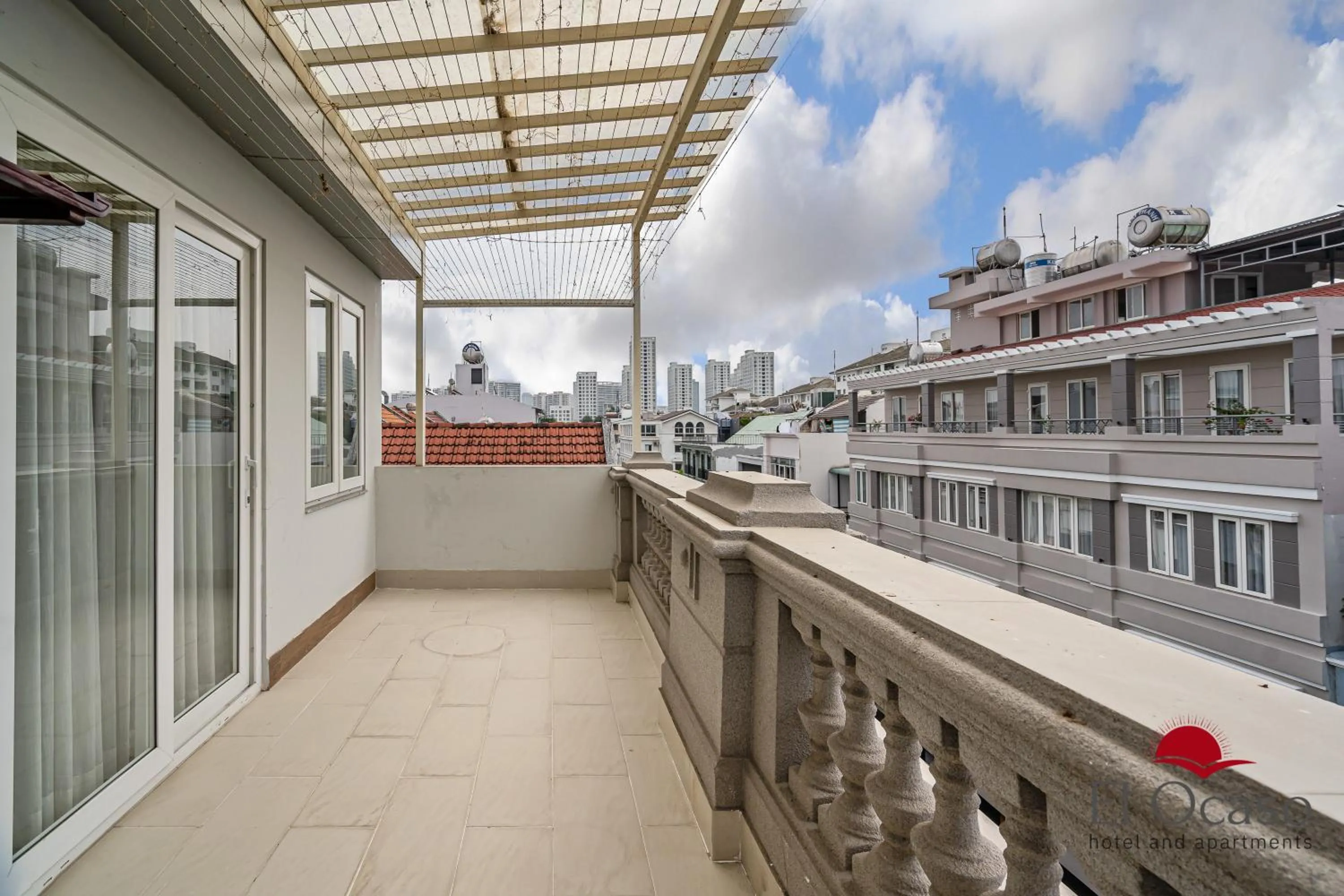 Balcony/Terrace in El Ocaso Hotel and Apartments