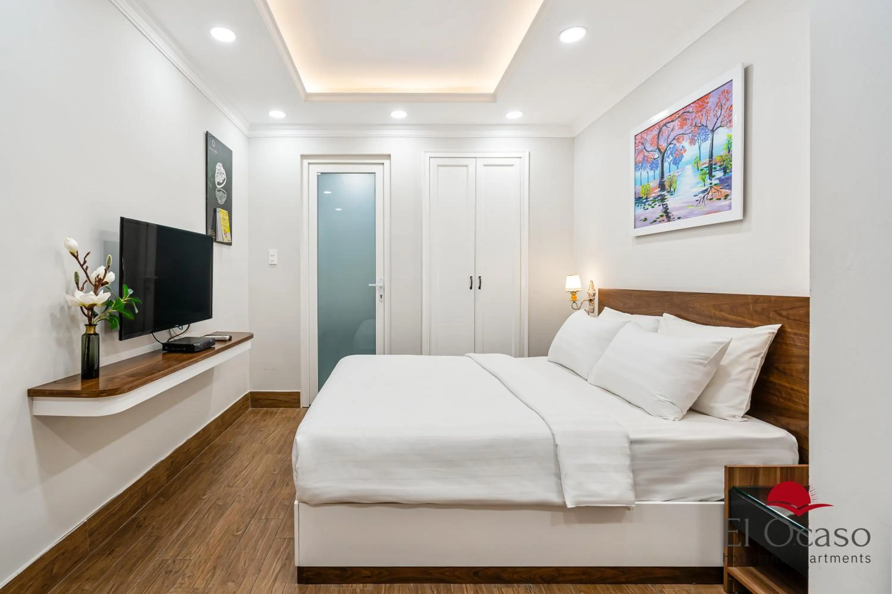 Bed in El Ocaso Hotel and Apartments