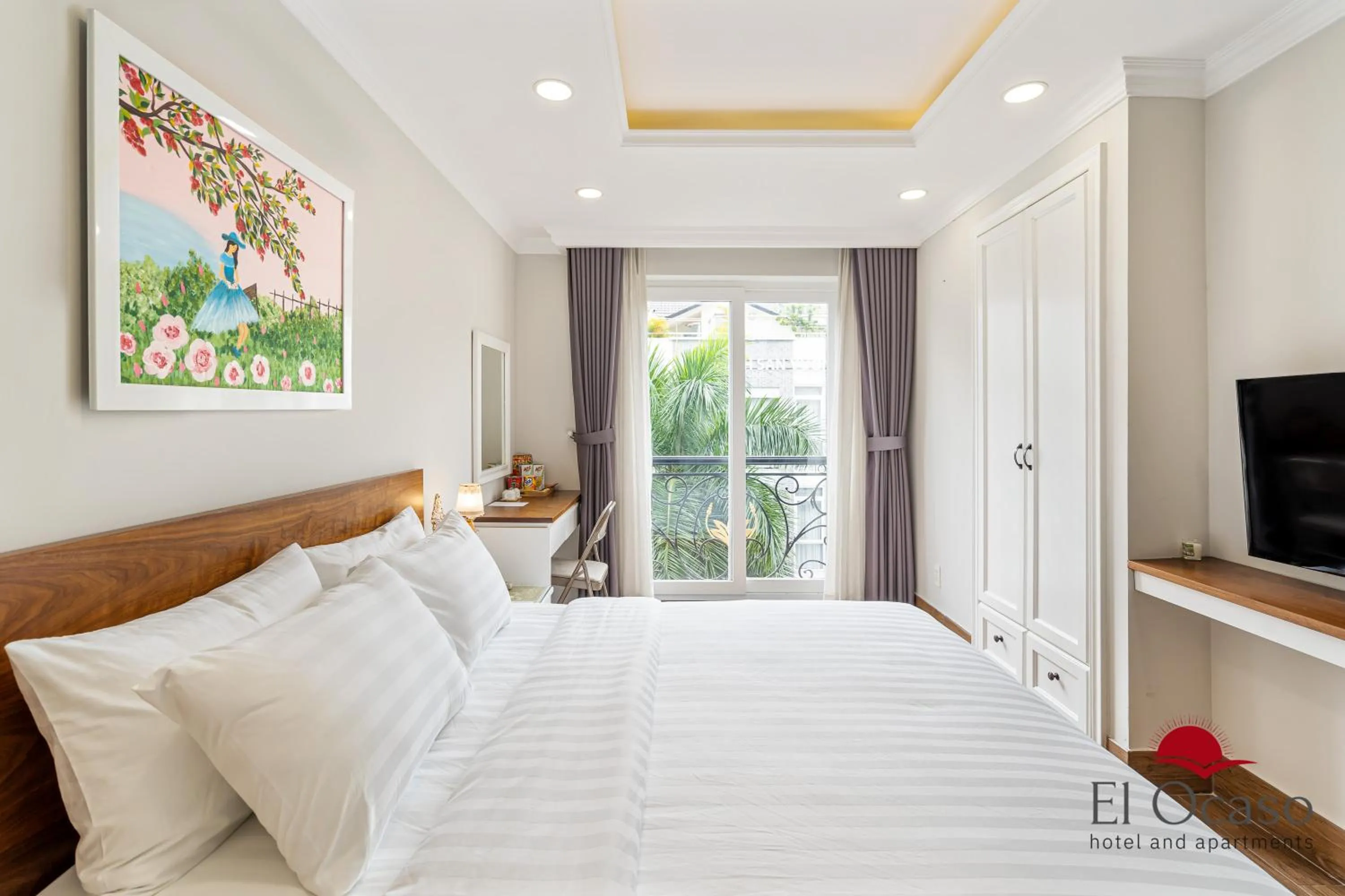 Bed in El Ocaso Hotel and Apartments