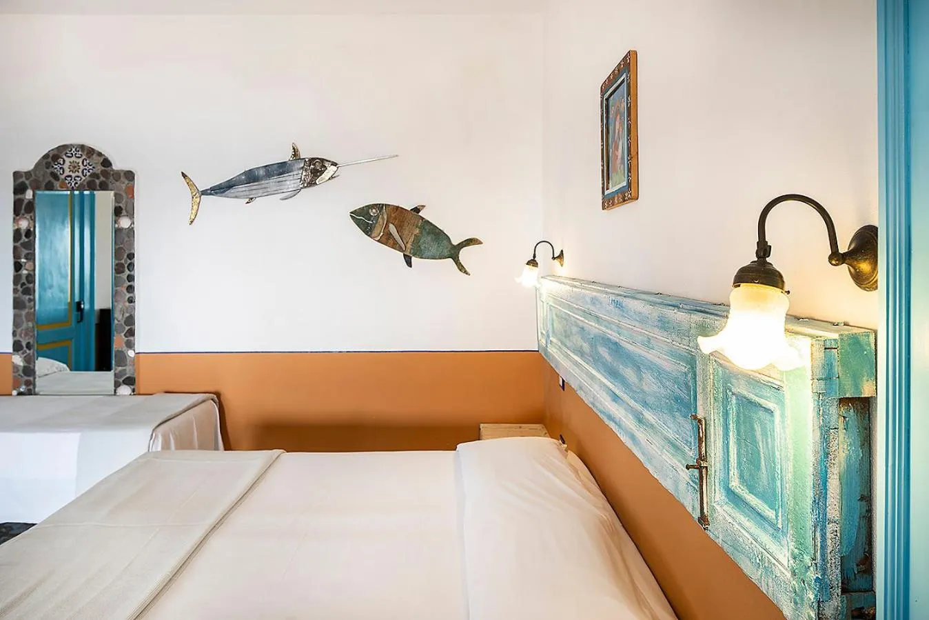 Bed in Hotel Mamma Santina