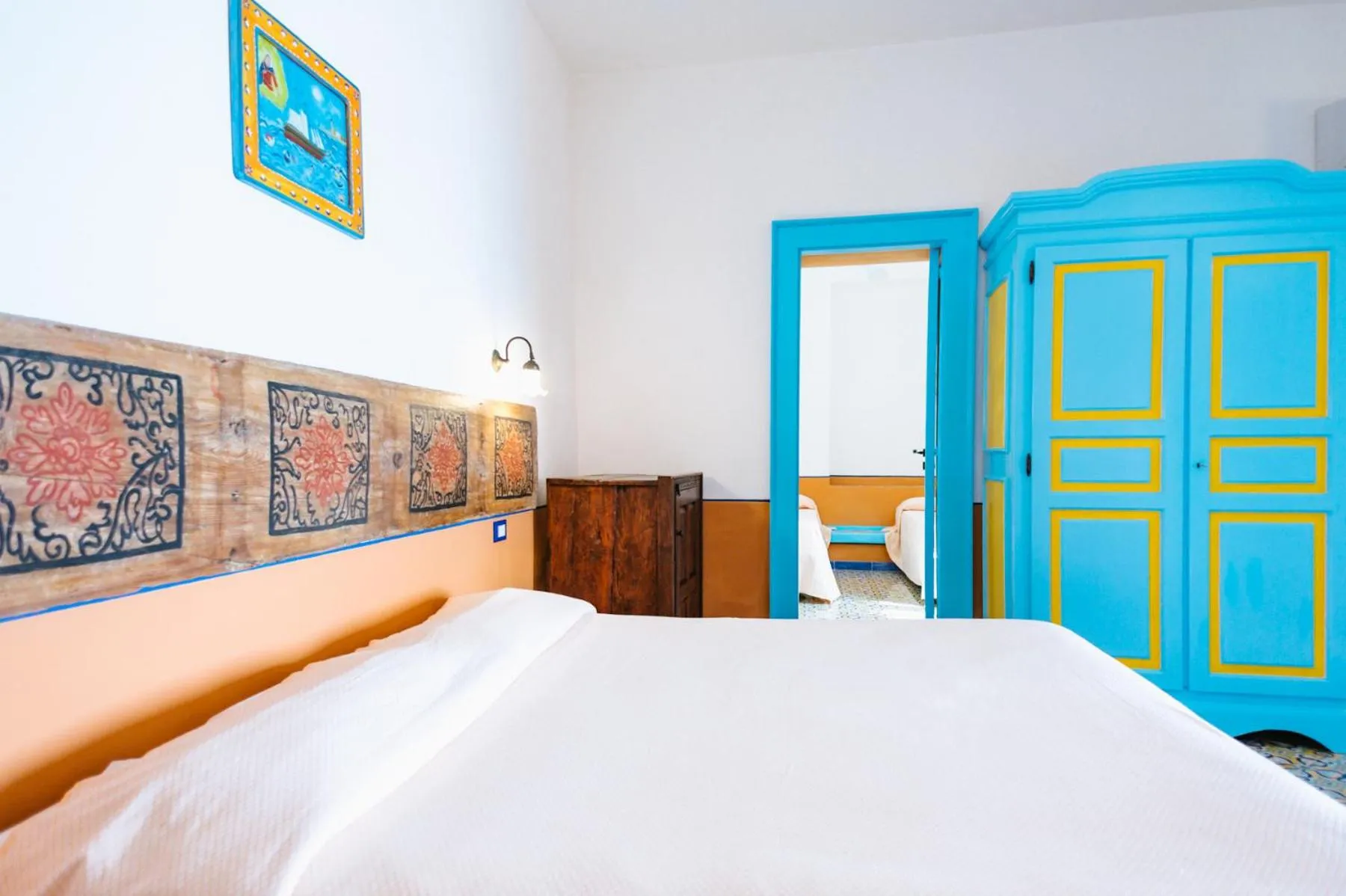 Bed in Hotel Mamma Santina