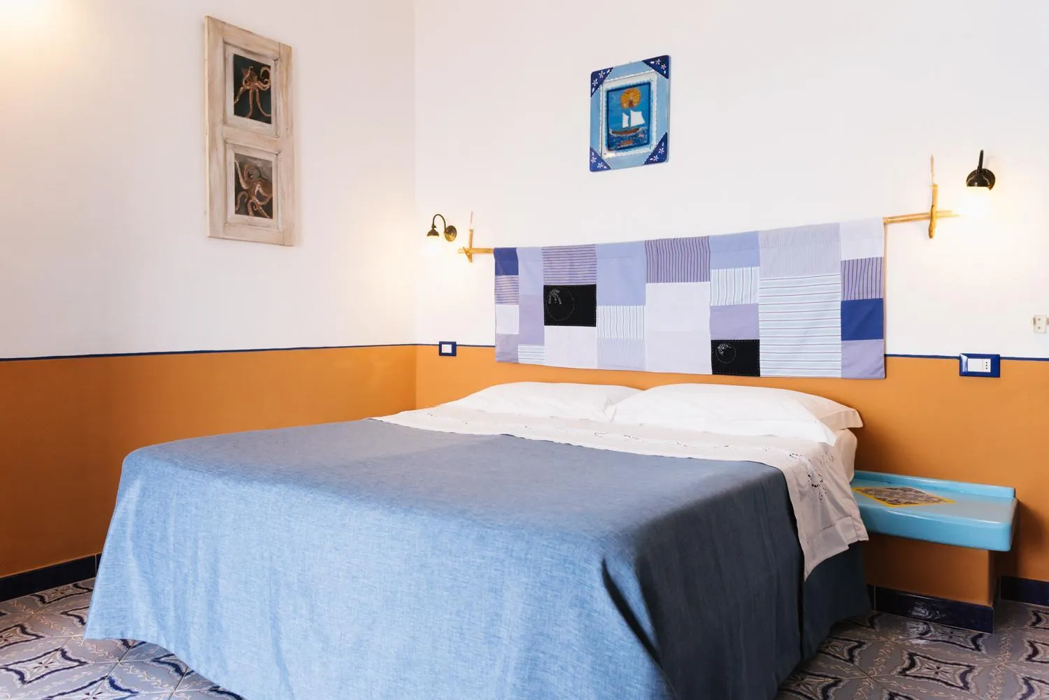 Bed in Hotel Mamma Santina