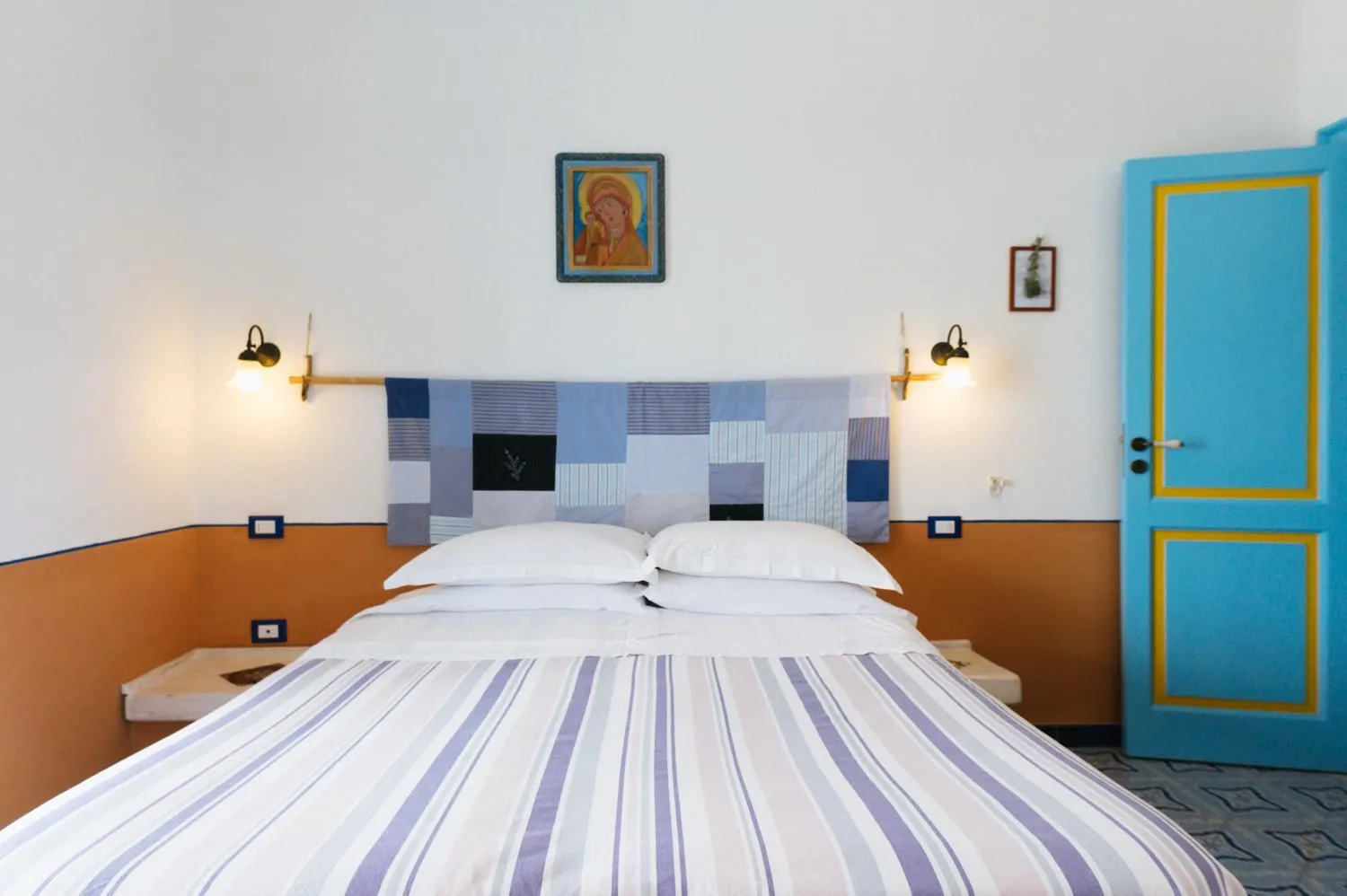 Bed in Hotel Mamma Santina
