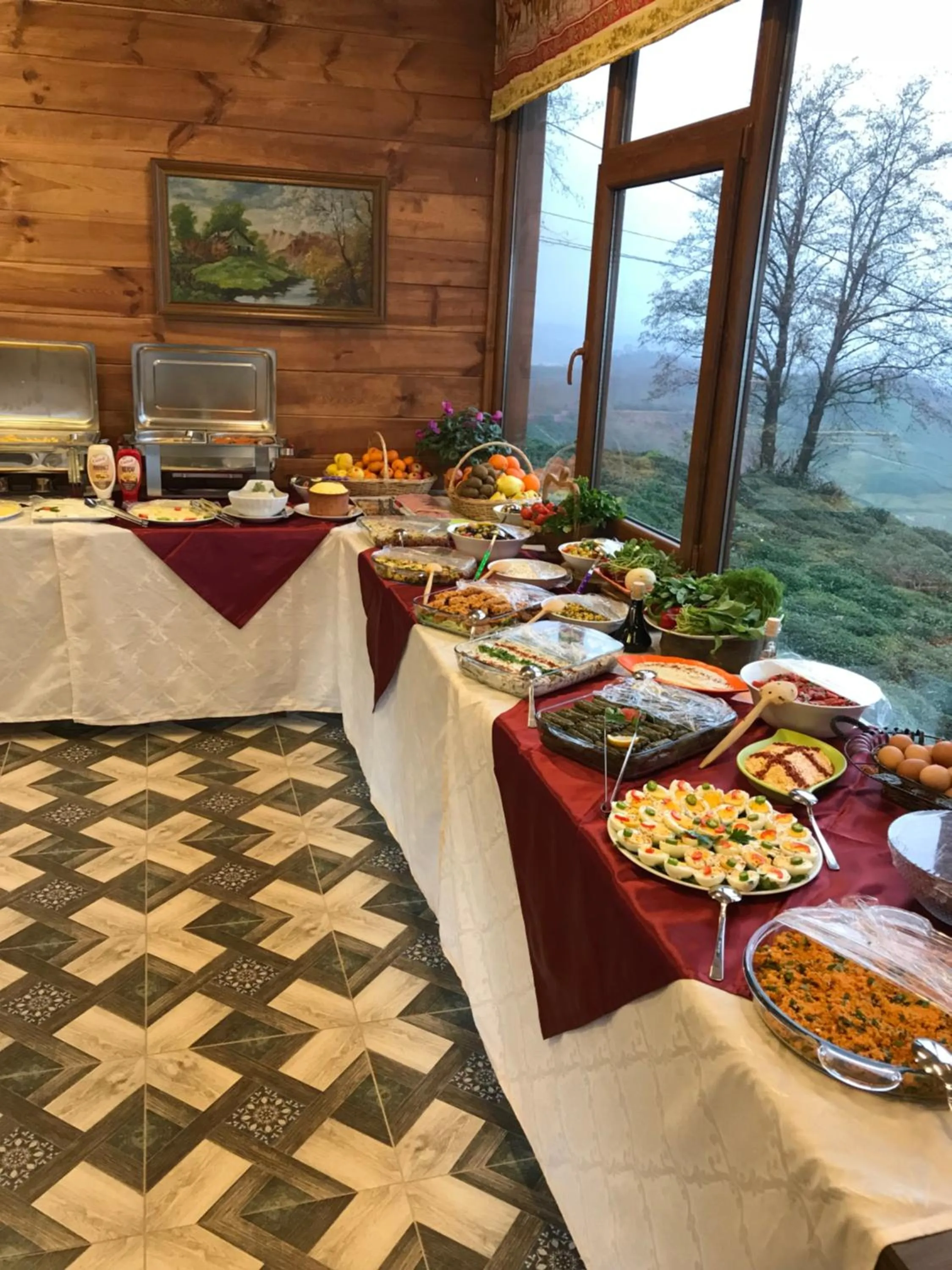 Buffet breakfast in Kaf Dagi Konak Hotel