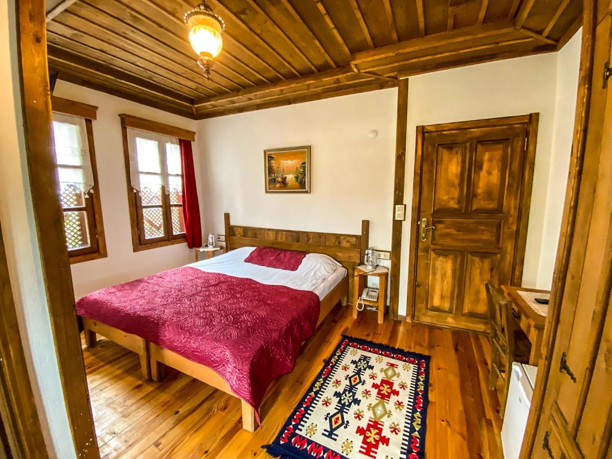 Bed in Kaf Dagi Konak Hotel