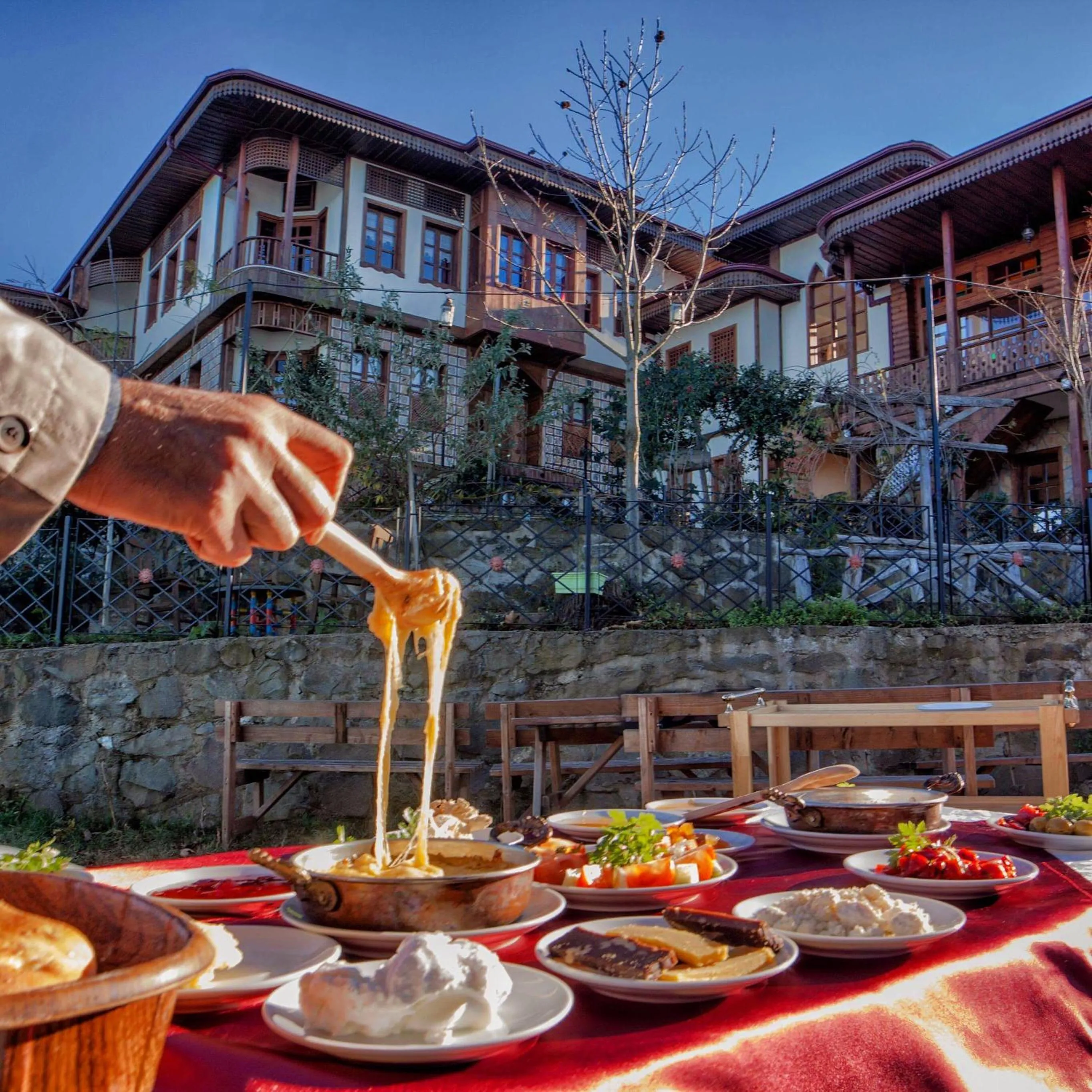 Breakfast in Kaf Dagi Konak Hotel