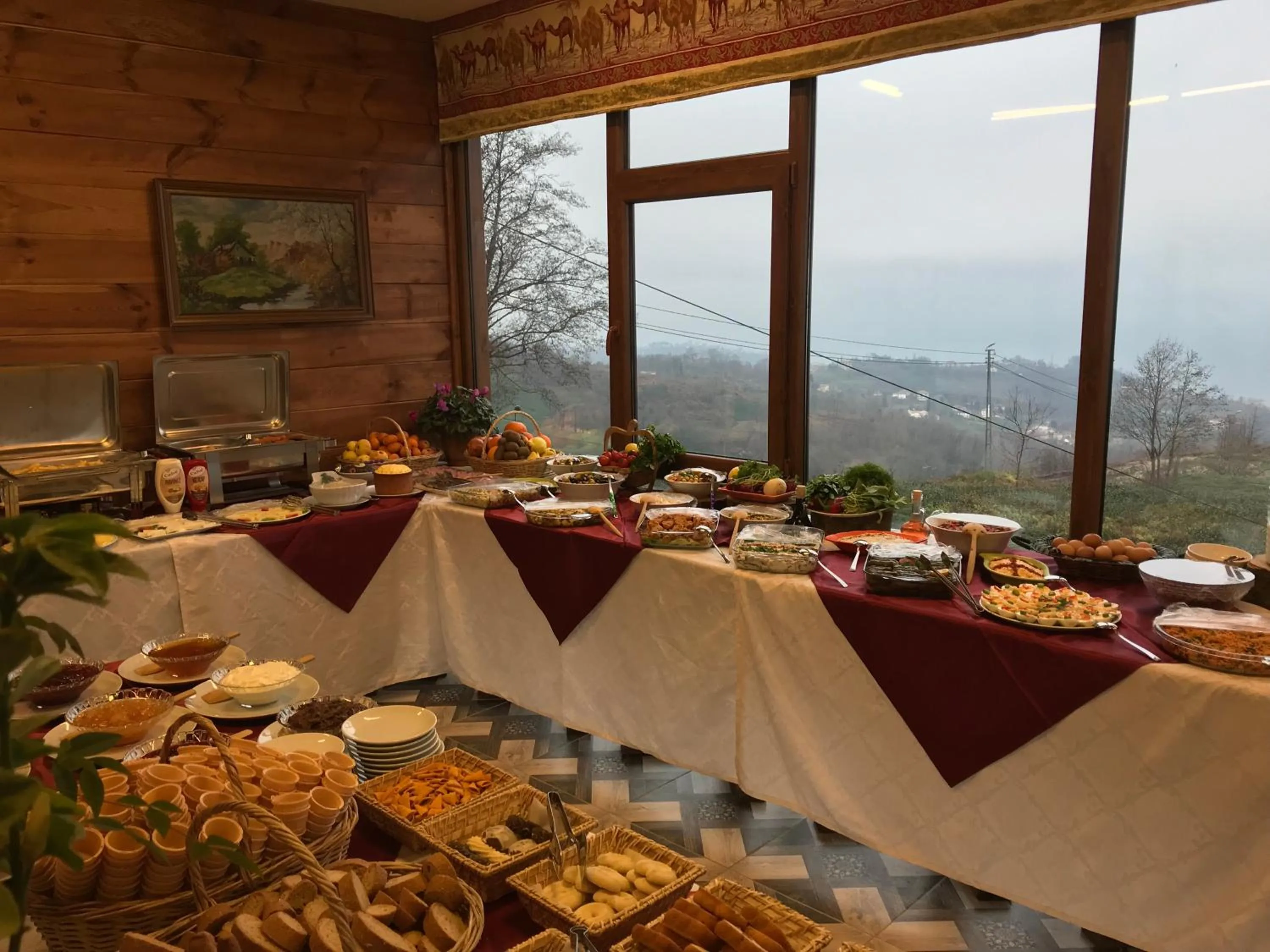 Buffet breakfast in Kaf Dagi Konak Hotel