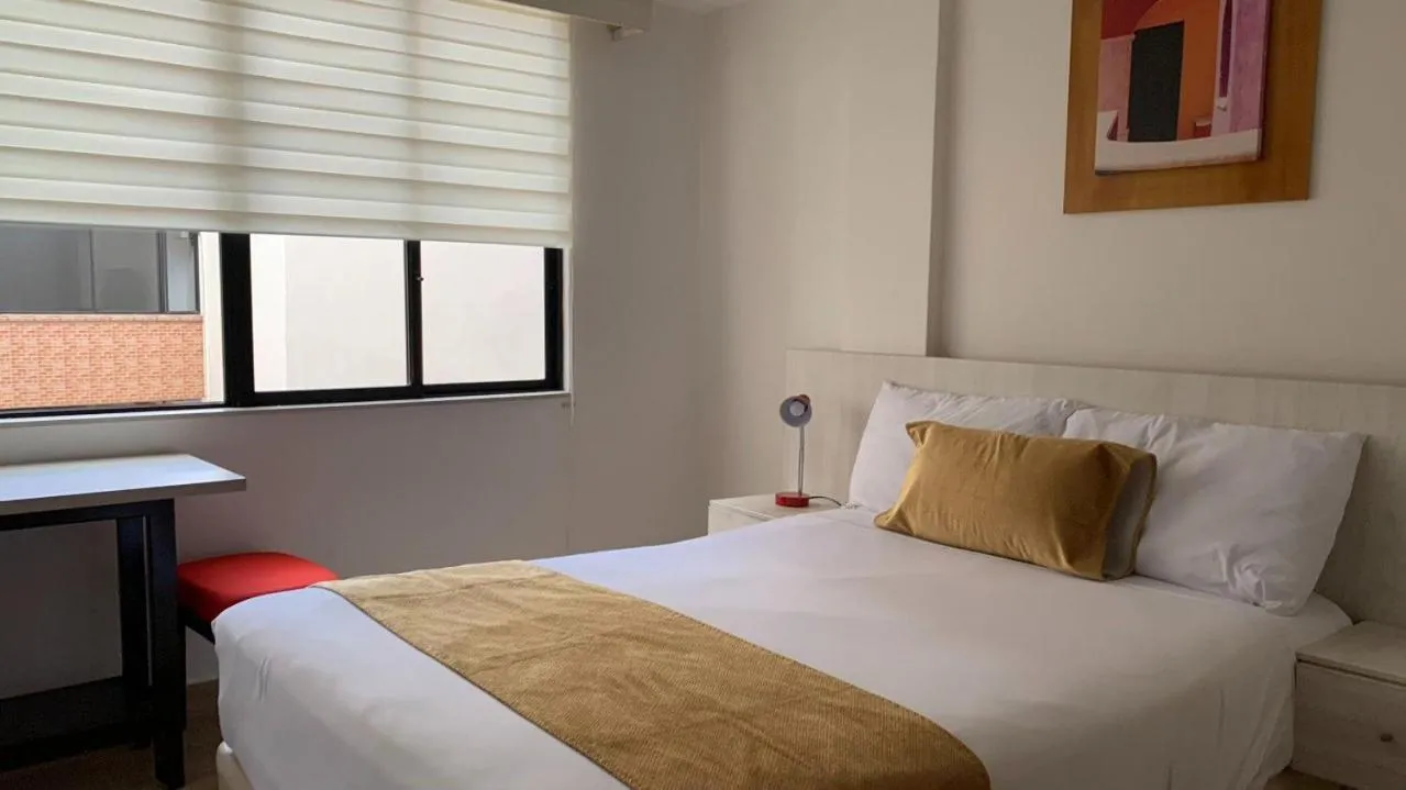 Bed in Hotel Mediterraneo Quito