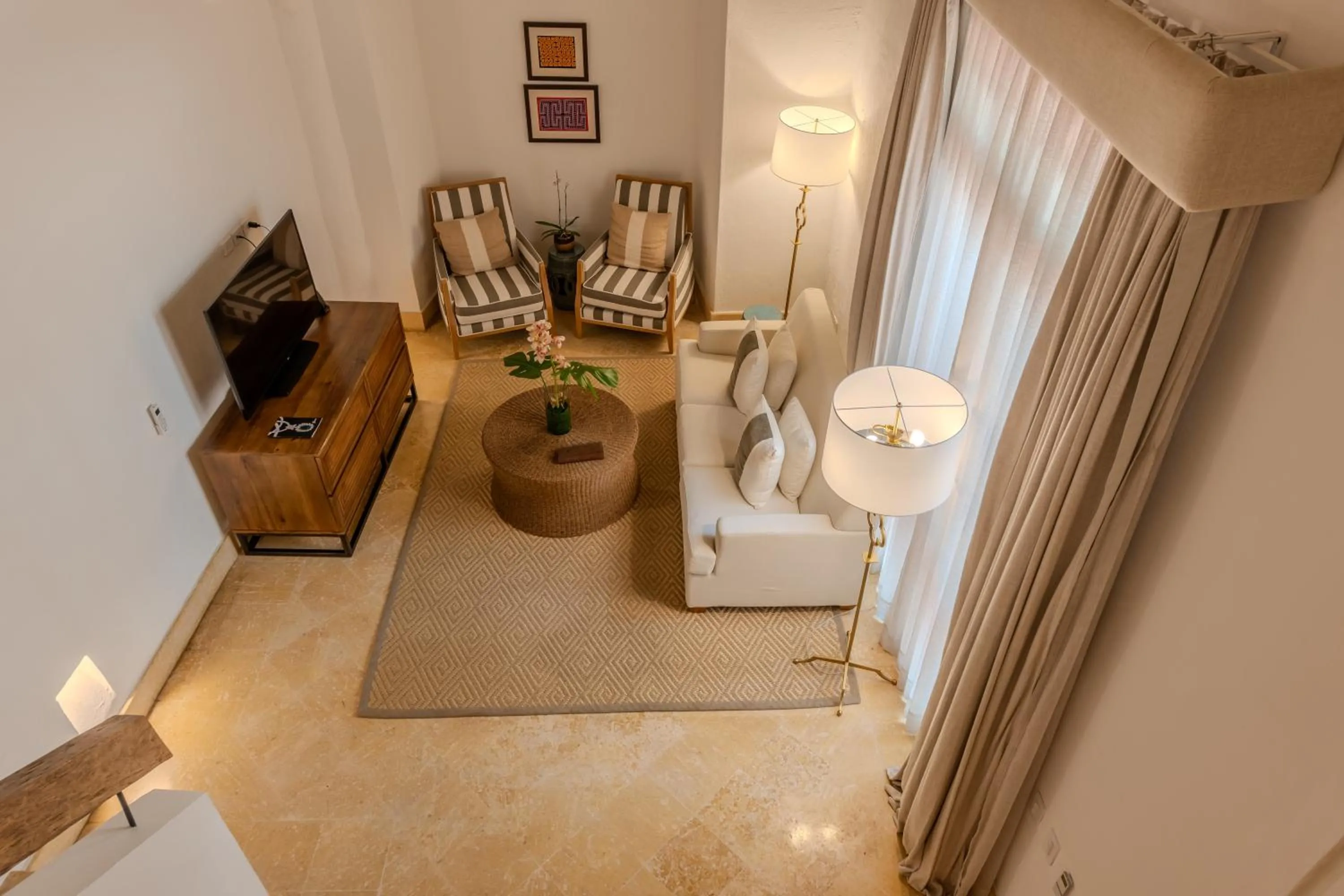 Living room in Casa Pestagua Relais Châteaux