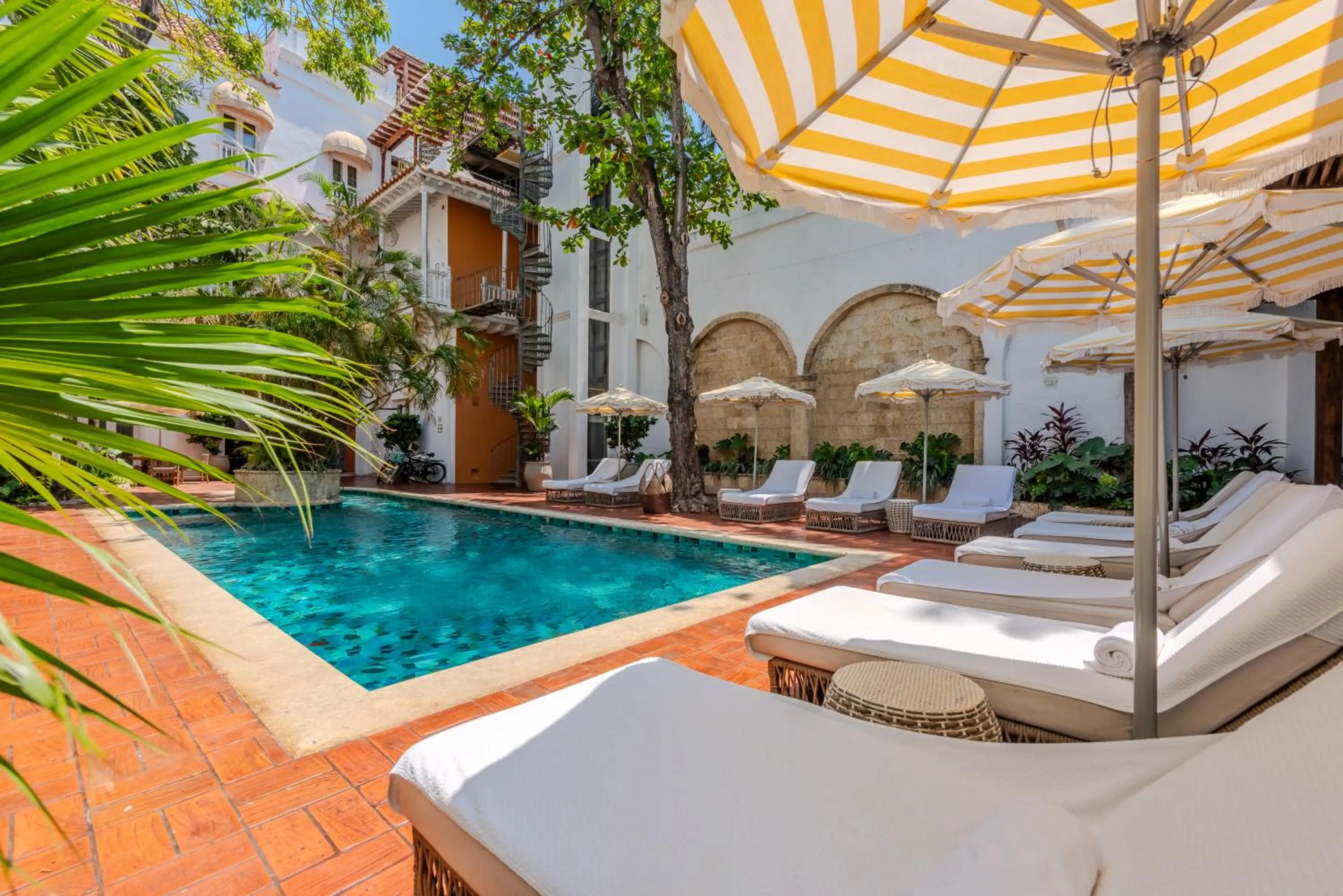 Pool view in Casa Pestagua Relais Châteaux