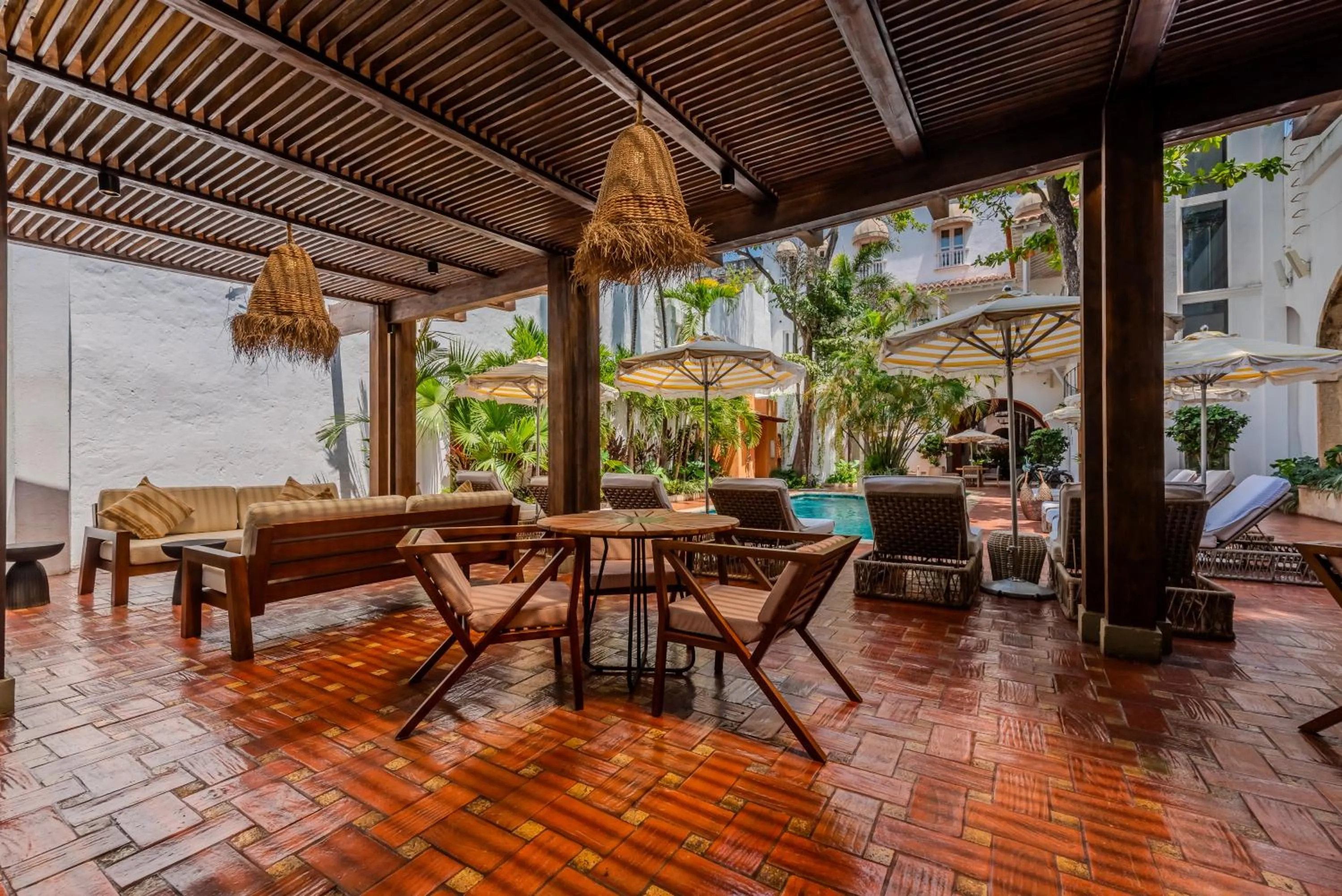 Pool view in Casa Pestagua Relais Châteaux