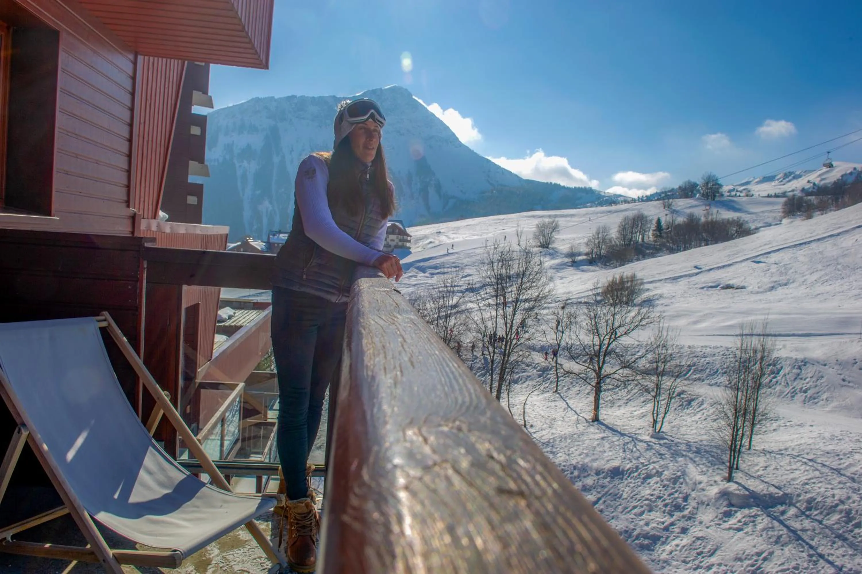 Balcony/Terrace in Résidence Goélia Les Terrasses du Corbier