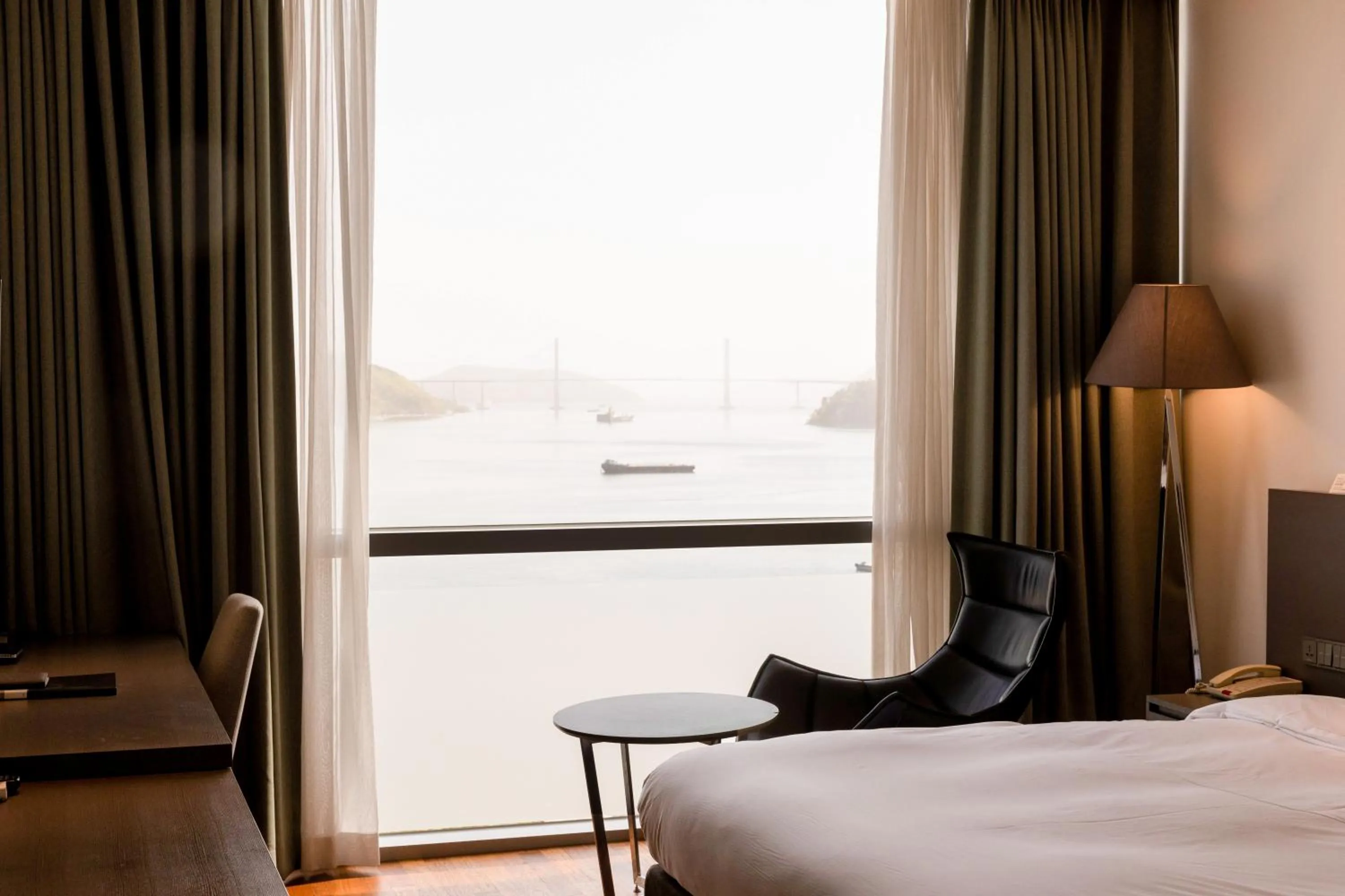 Bed in Sky View Hotel