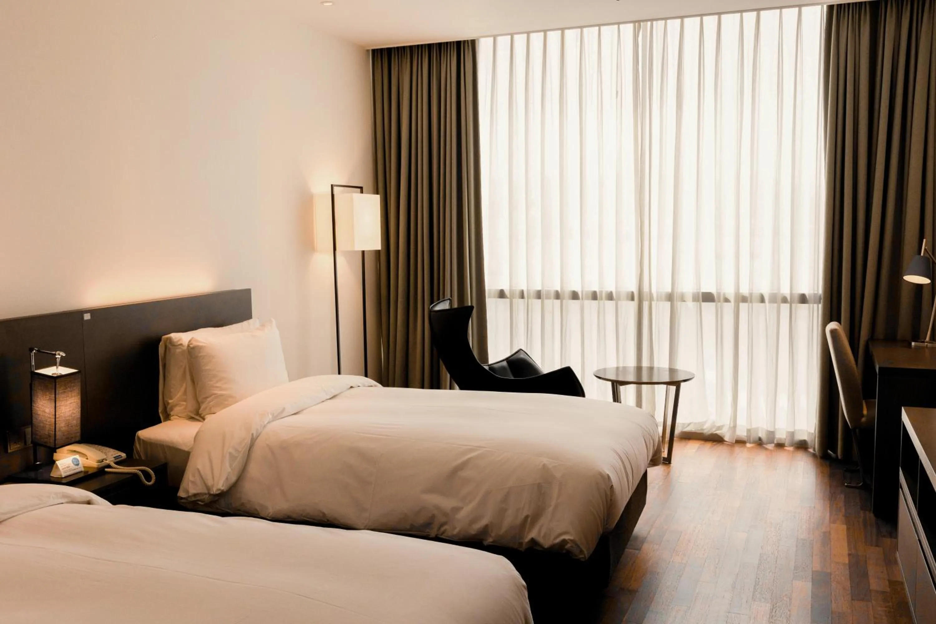 Bed in Sky View Hotel