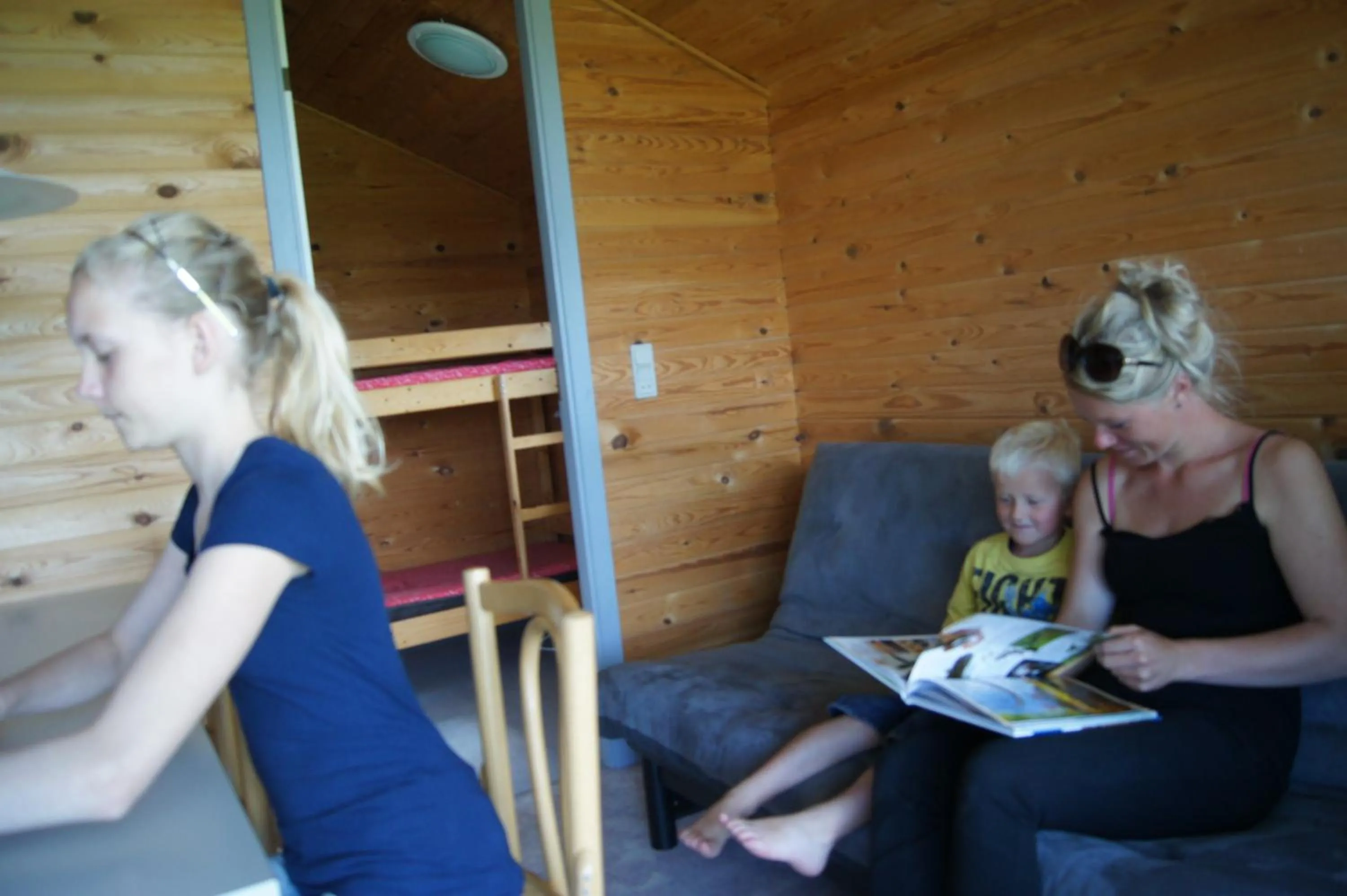 Living room in Gl. Klitgaard Camping & Cottages