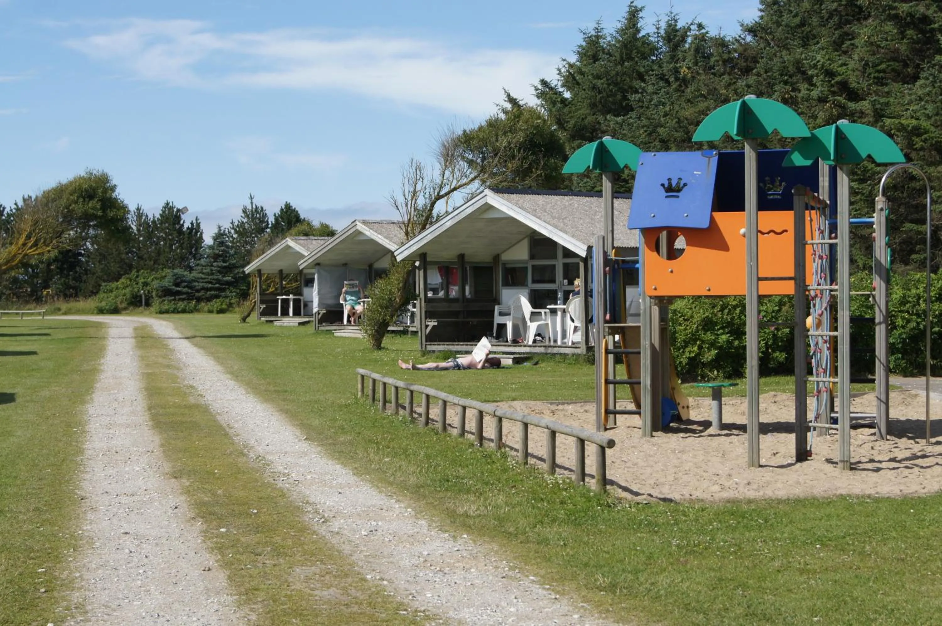 Children play ground in Gl. Klitgaard Camping & Cottages