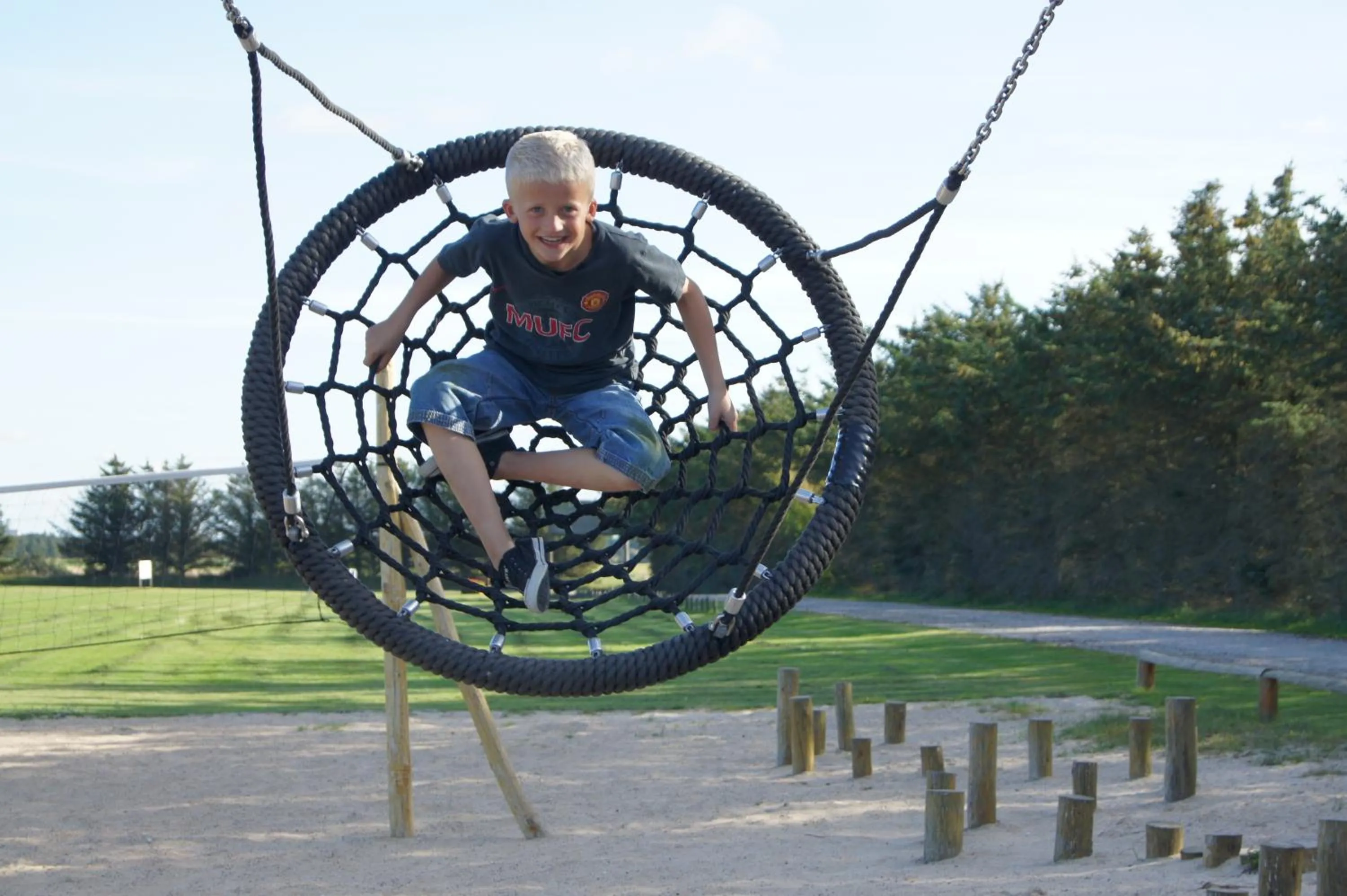 Children play ground in Gl. Klitgaard Camping & Cottages