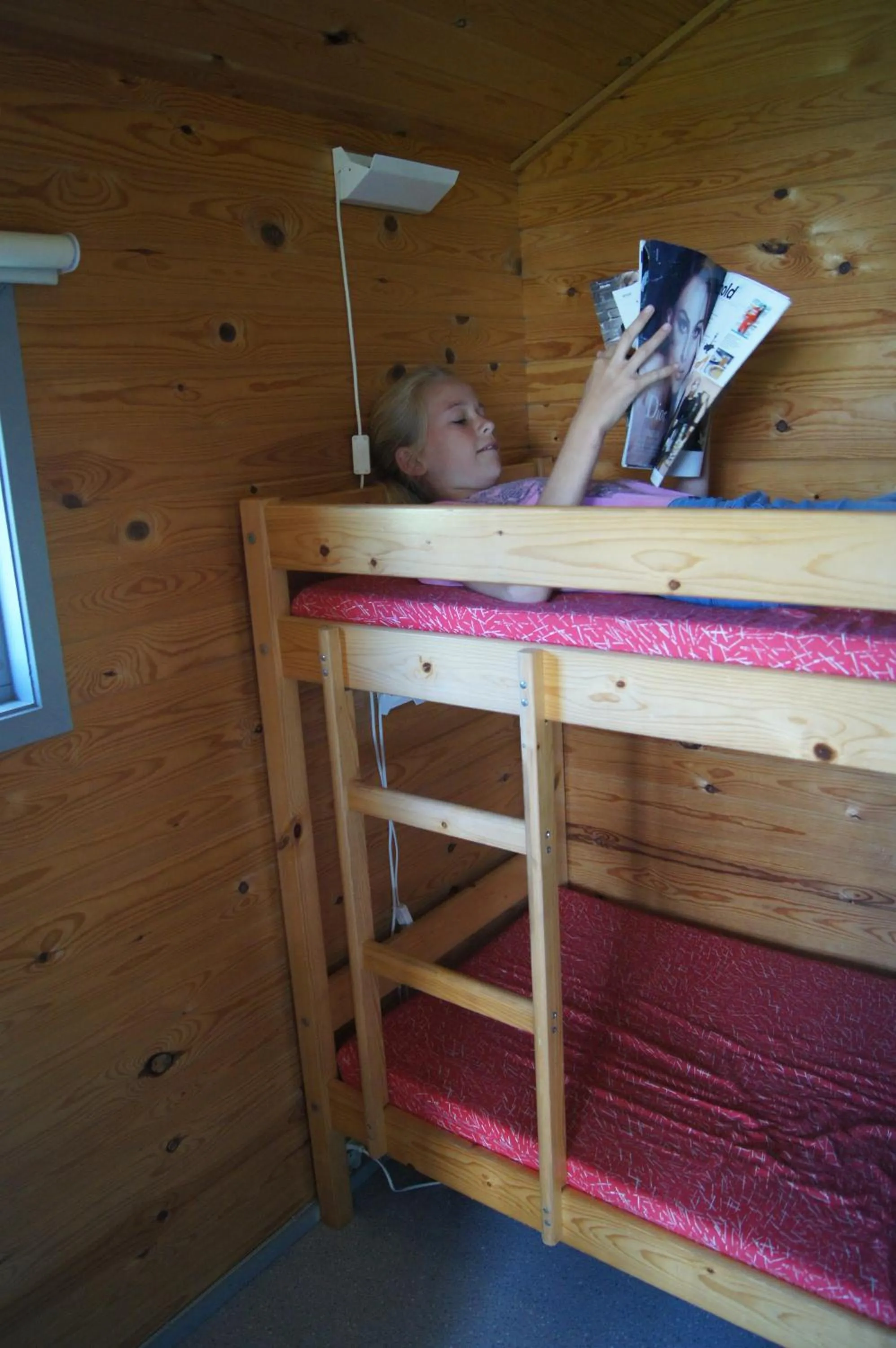 Bedroom, Bed in Gl. Klitgaard Camping & Cottages