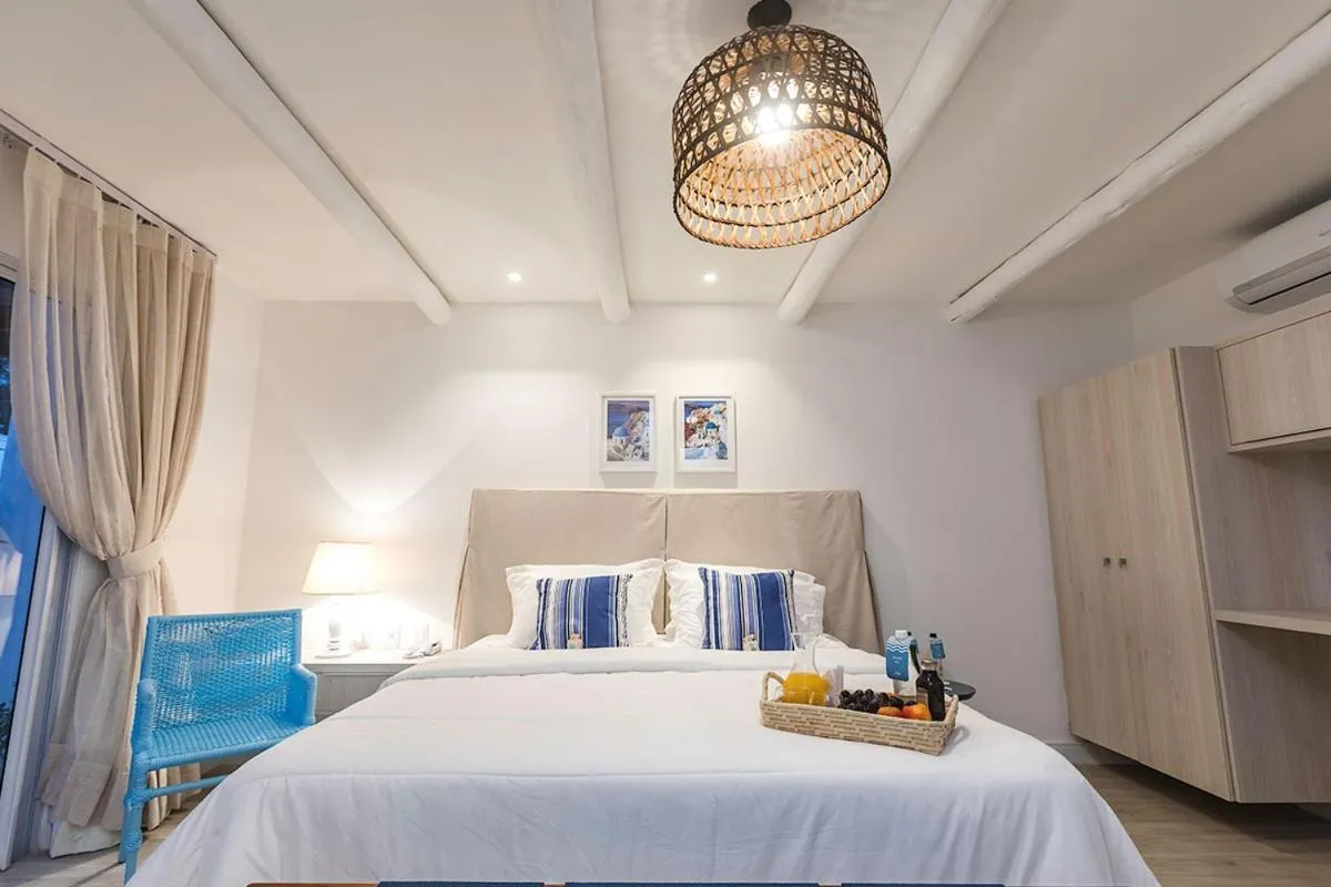 Bed in La Plage Hotel Boutique