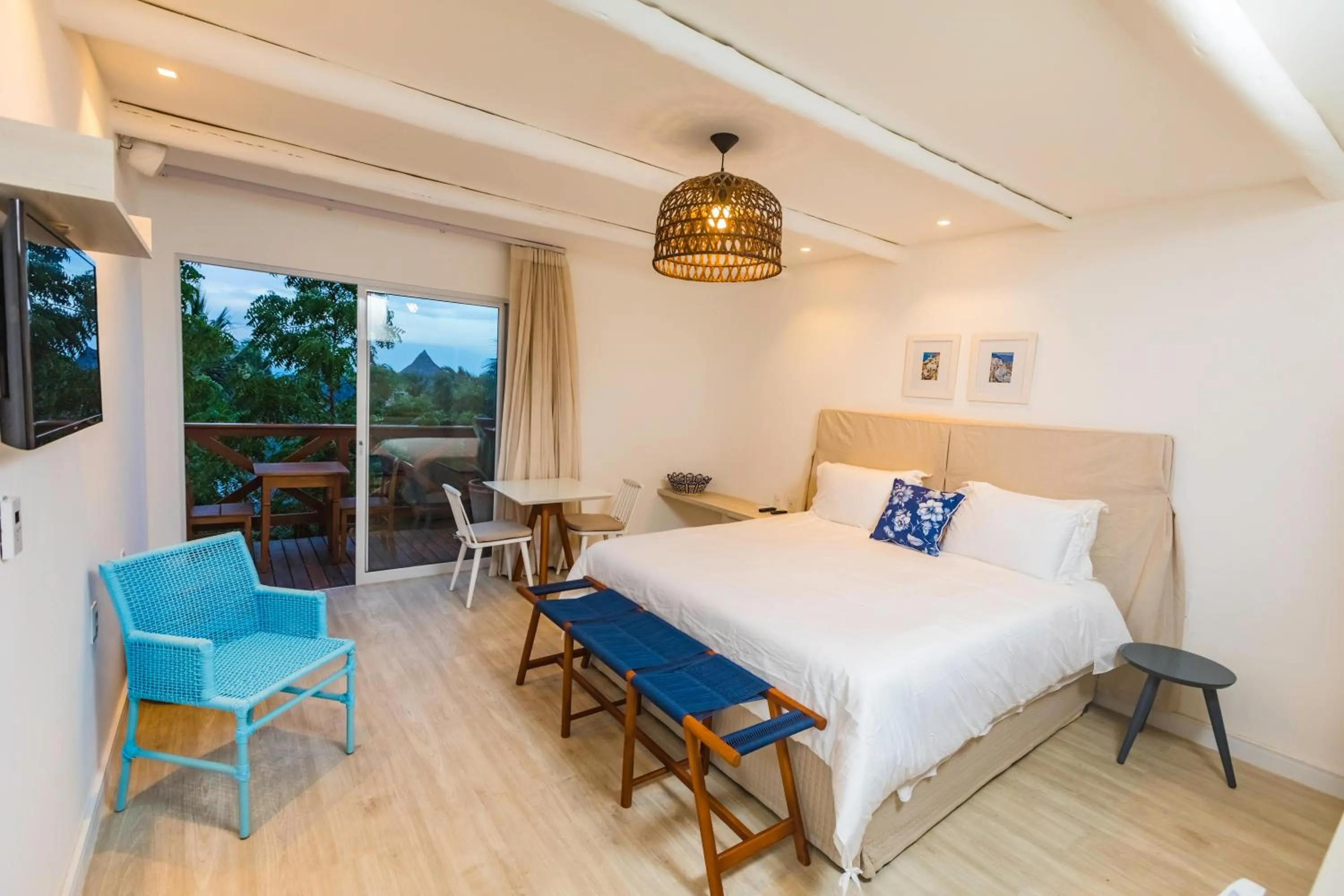 Bed in La Plage Hotel Boutique