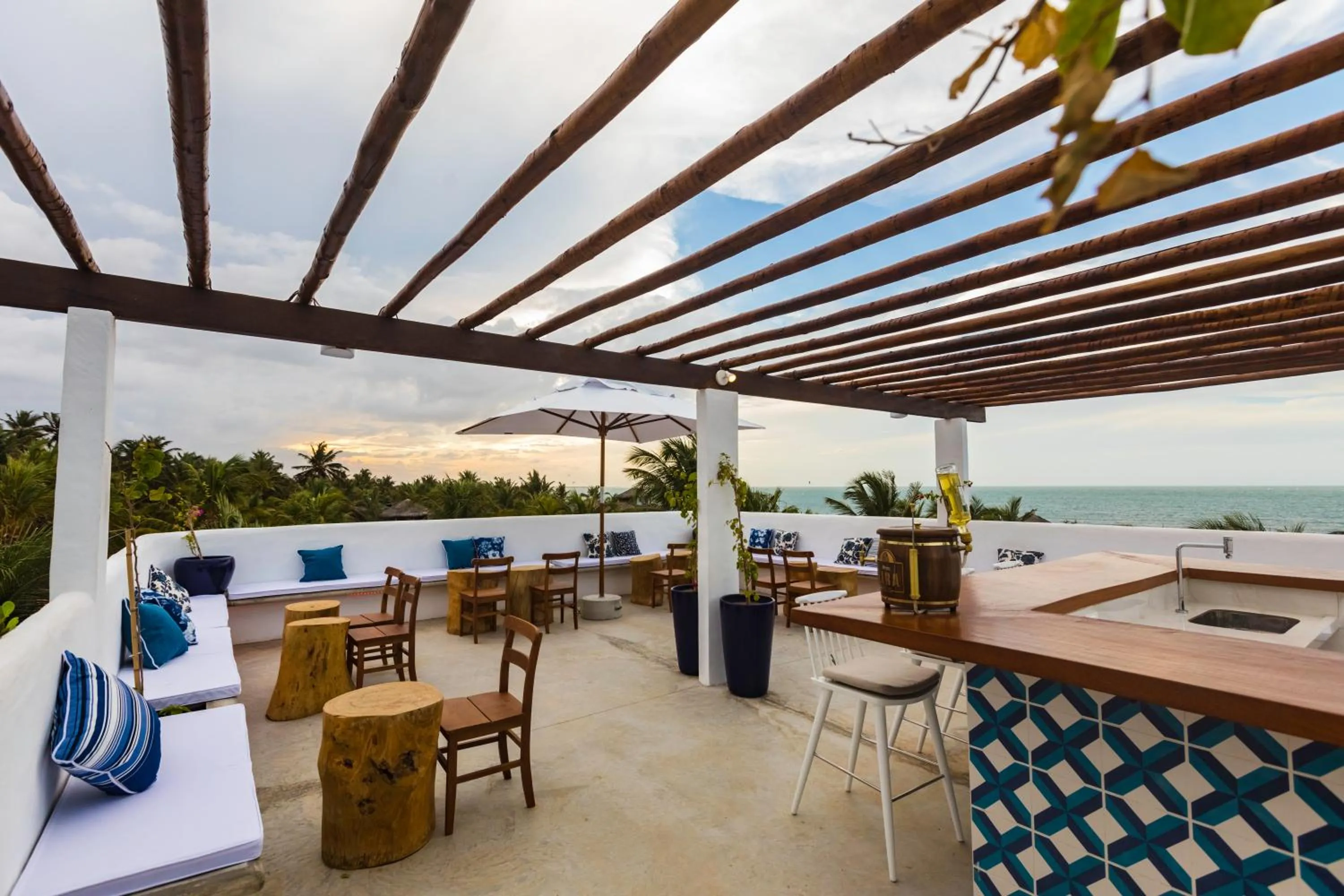 Sea view in La Plage Hotel Boutique