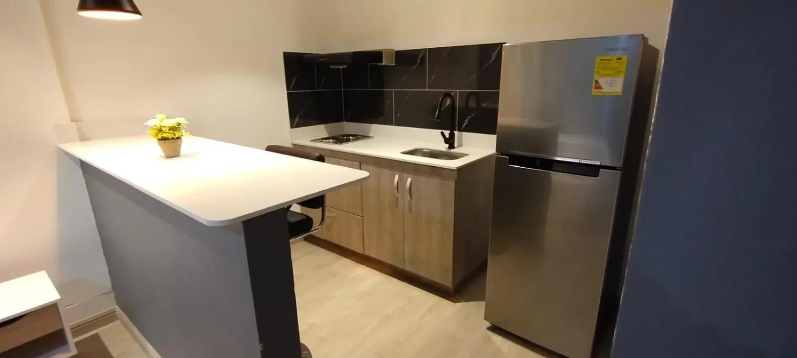 Kitchen or kitchenette in Hotel Mediterraneo