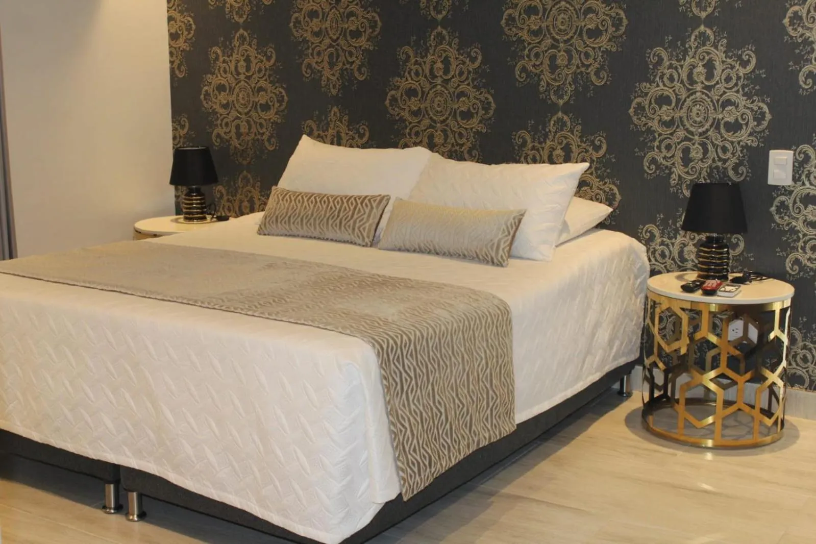 Bed in Hotel Mediterraneo