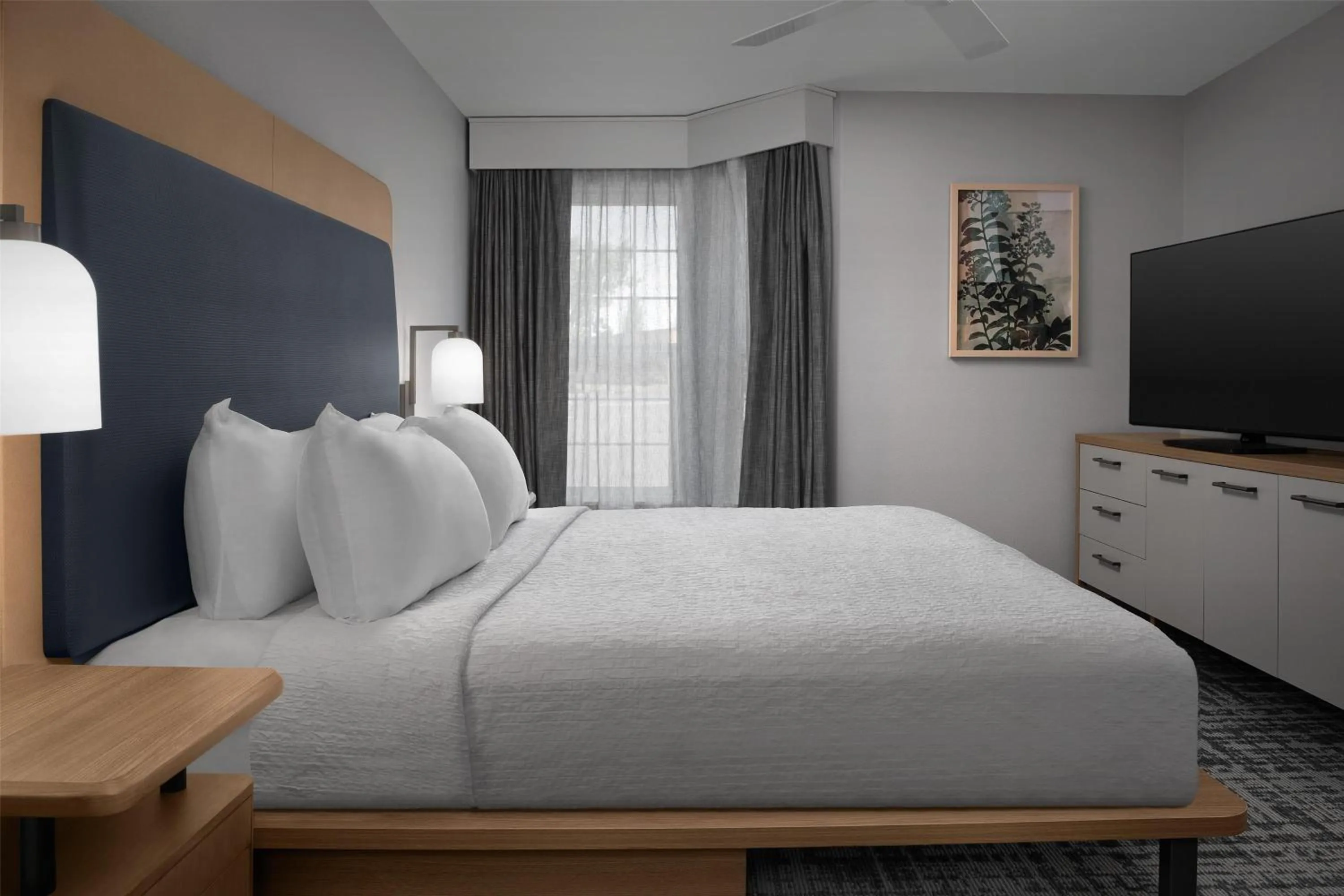 Bed in Homewood Suites by Hilton Vancouver / Portland