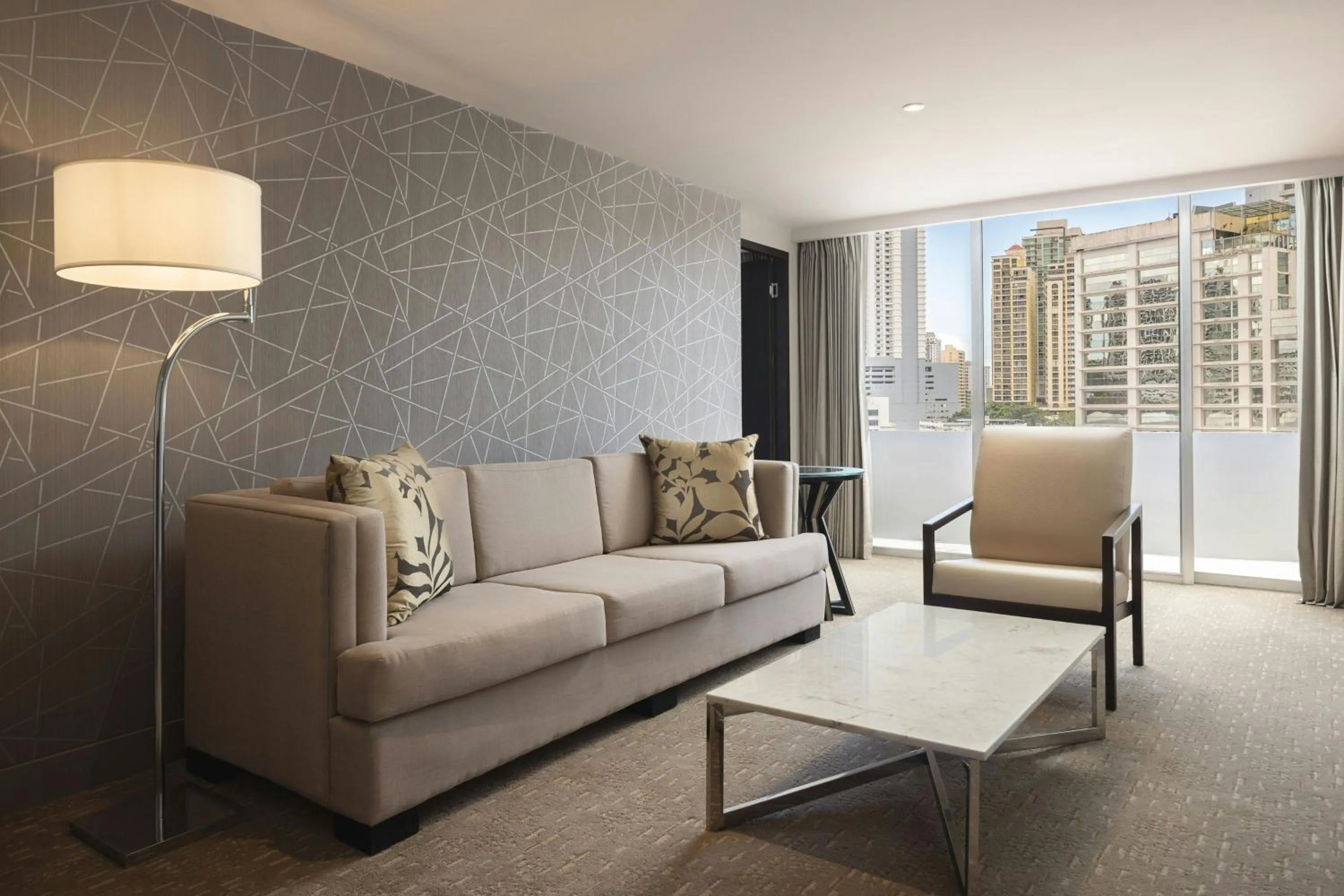 Living room in Renaissance Panama City Hotel