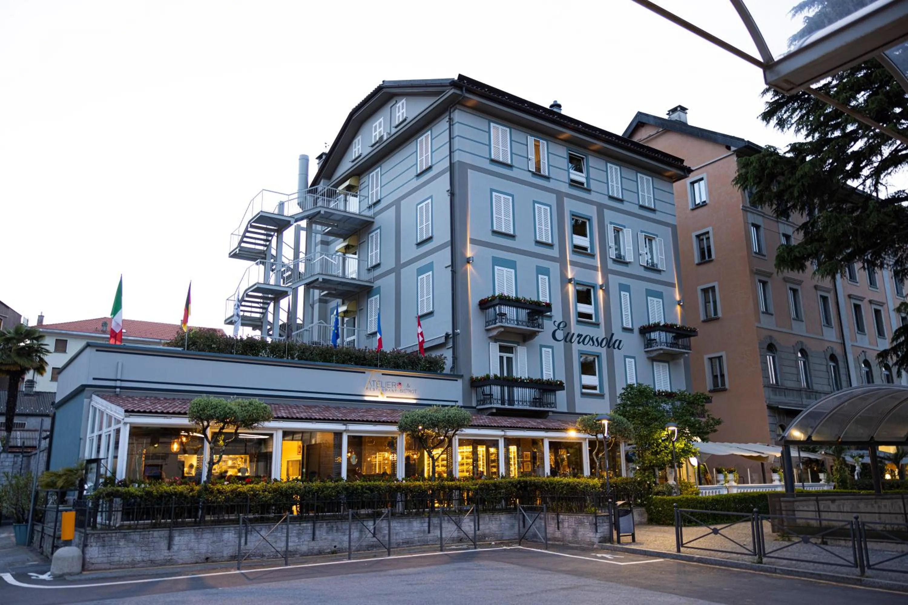 Property building in Hotel Ristorante Eurossola