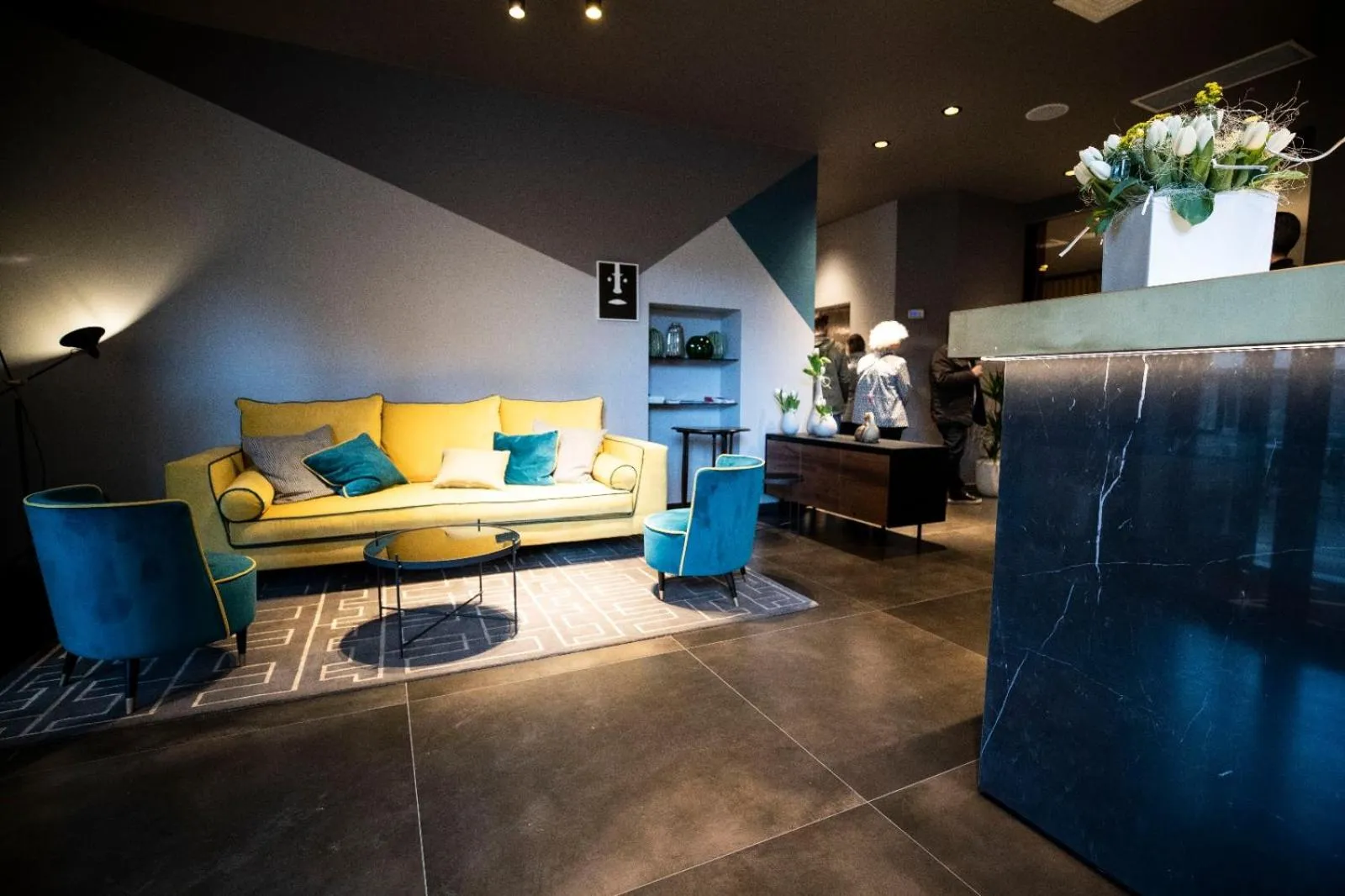 Lobby or reception in Hotel Ristorante Eurossola