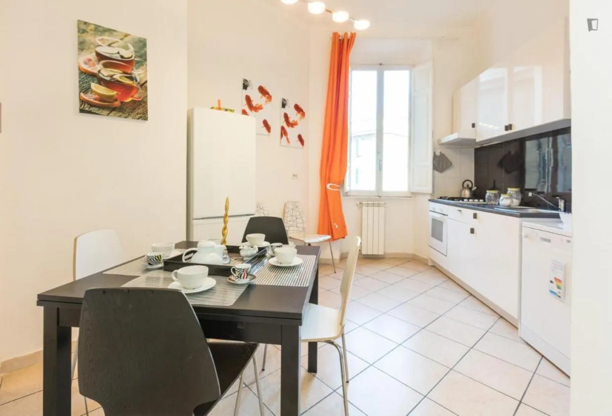 Kitchen or kitchenette in Il sole del Vaticano