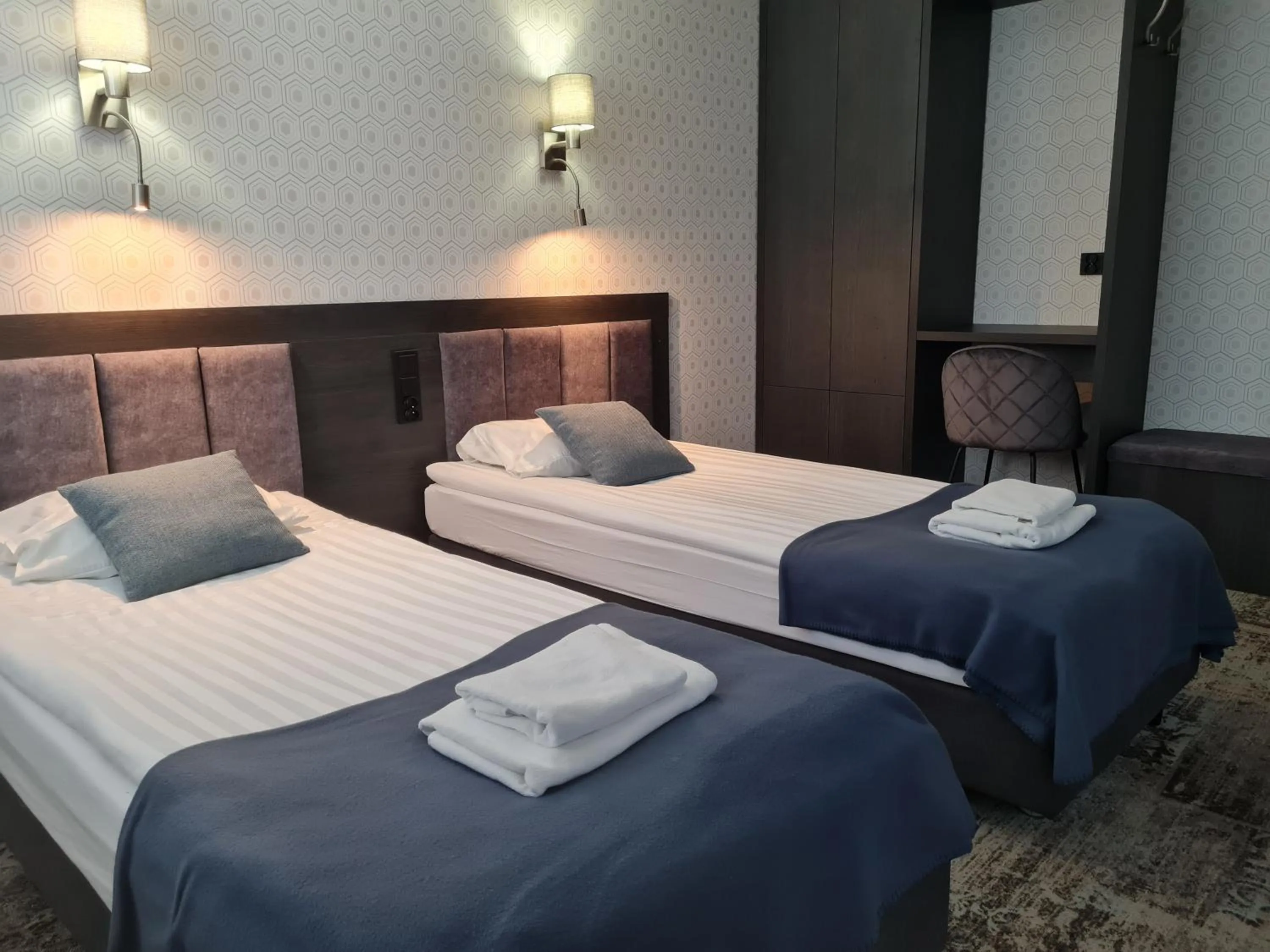 Bed in Pensjonat Retro