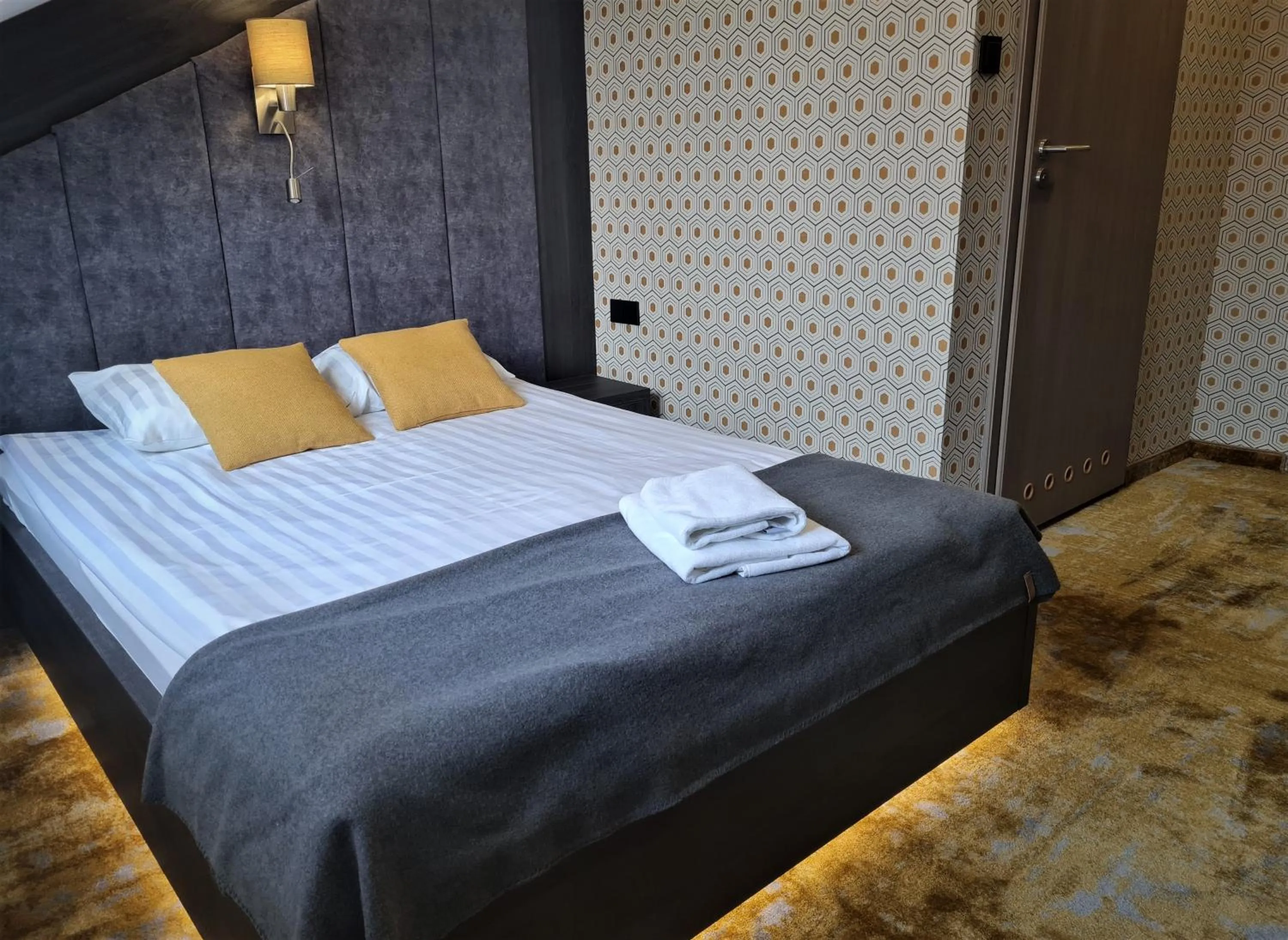 Bed in Pensjonat Retro