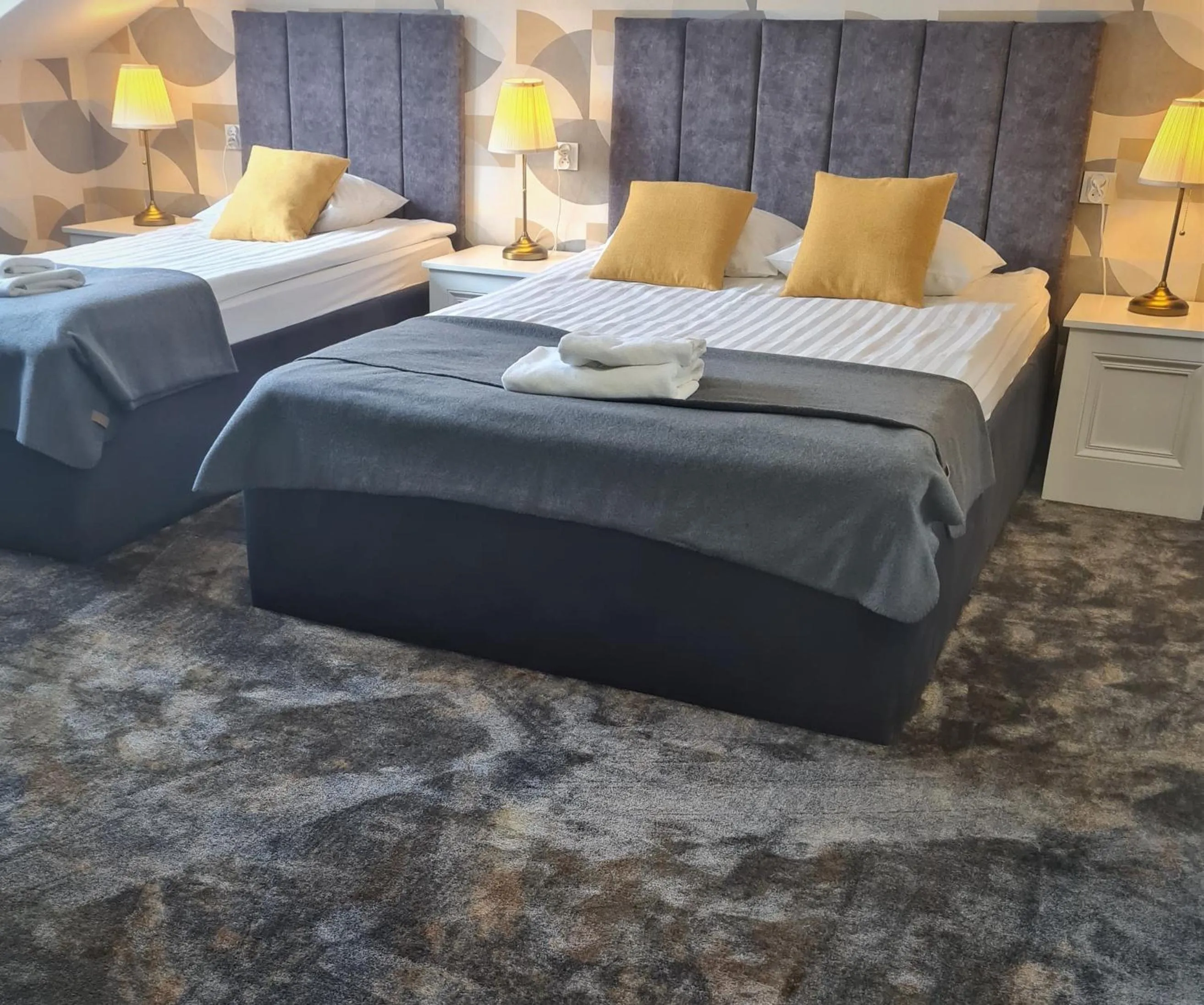 Bed in Pensjonat Retro