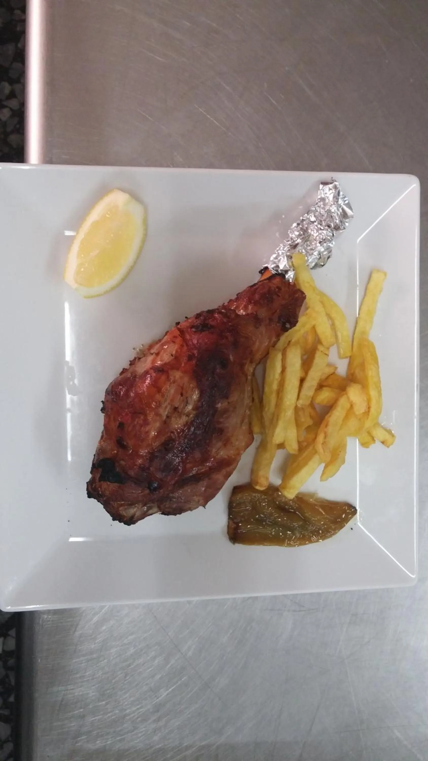 Food close-up in Hotel La Brasa