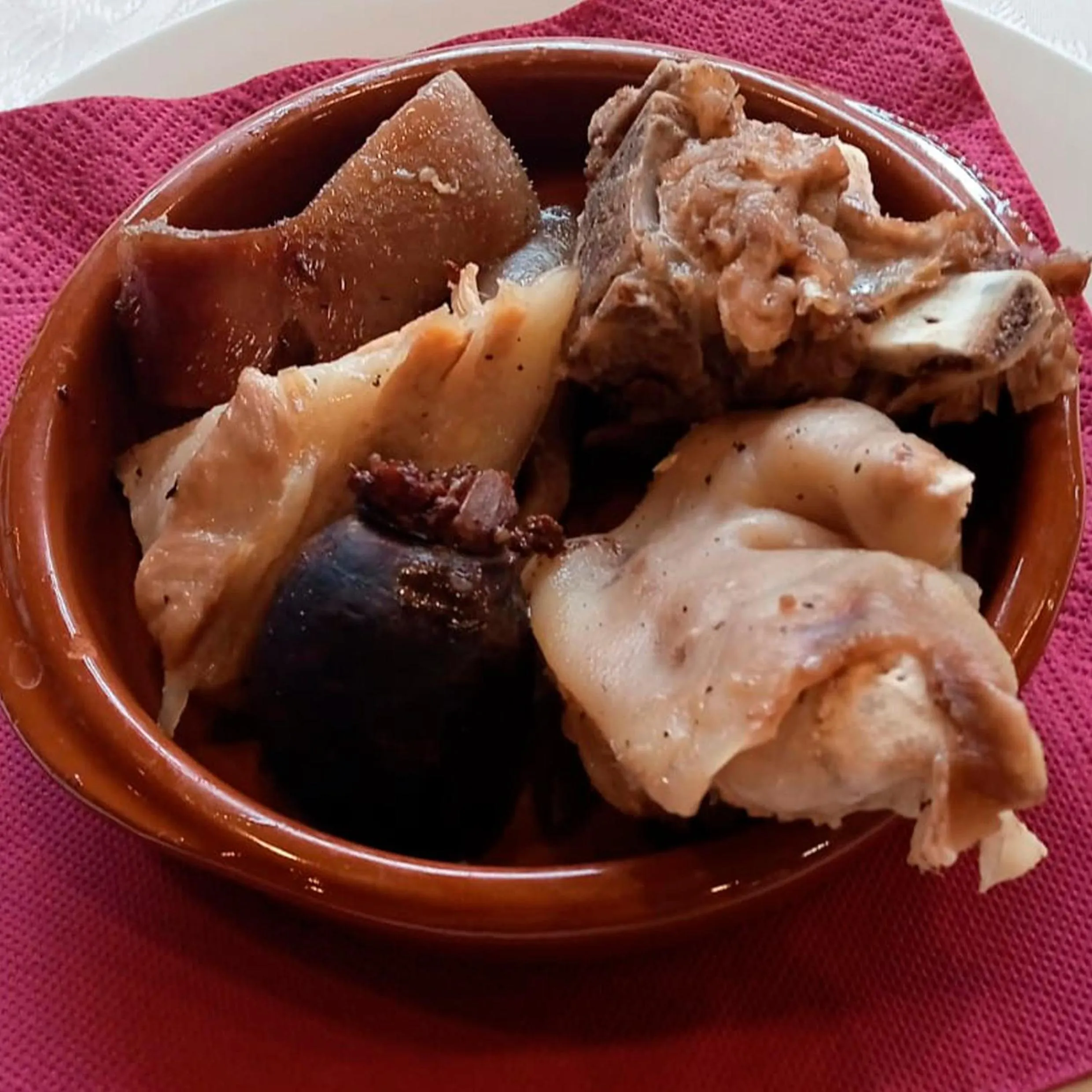 Food close-up in Hotel La Brasa