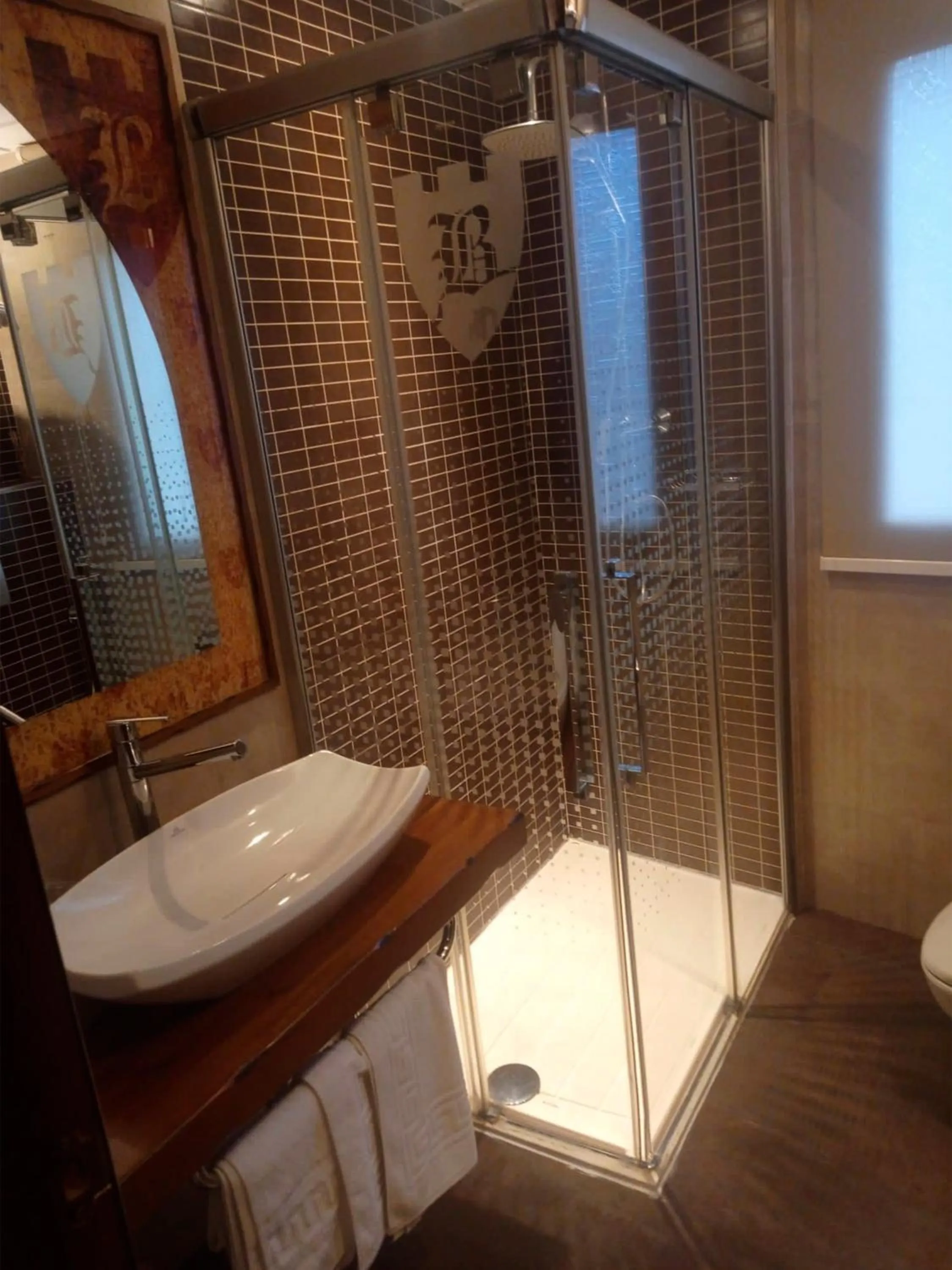 Shower in Hotel La Brasa