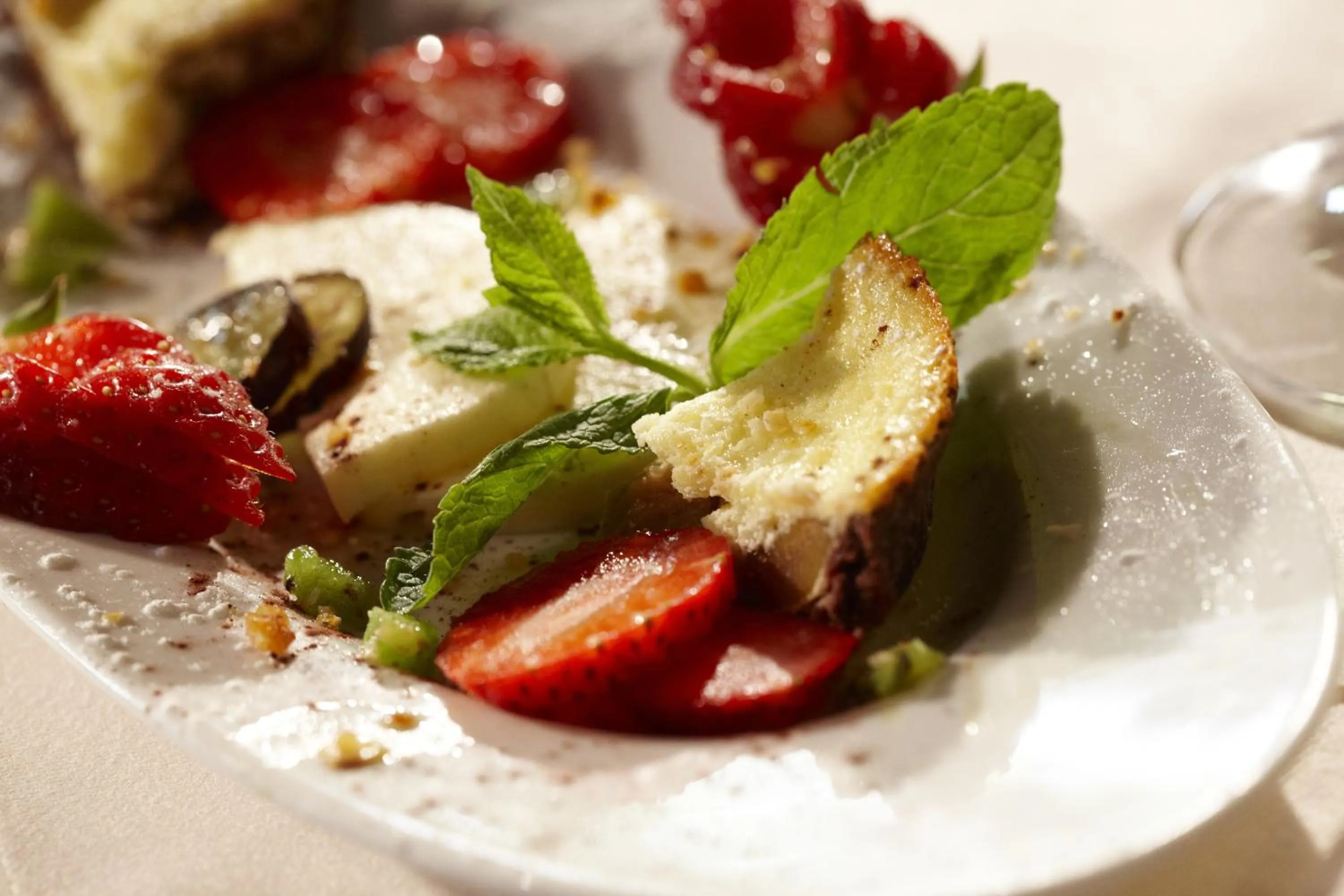 Food close-up in Hotel Restaurant Lohmühle
