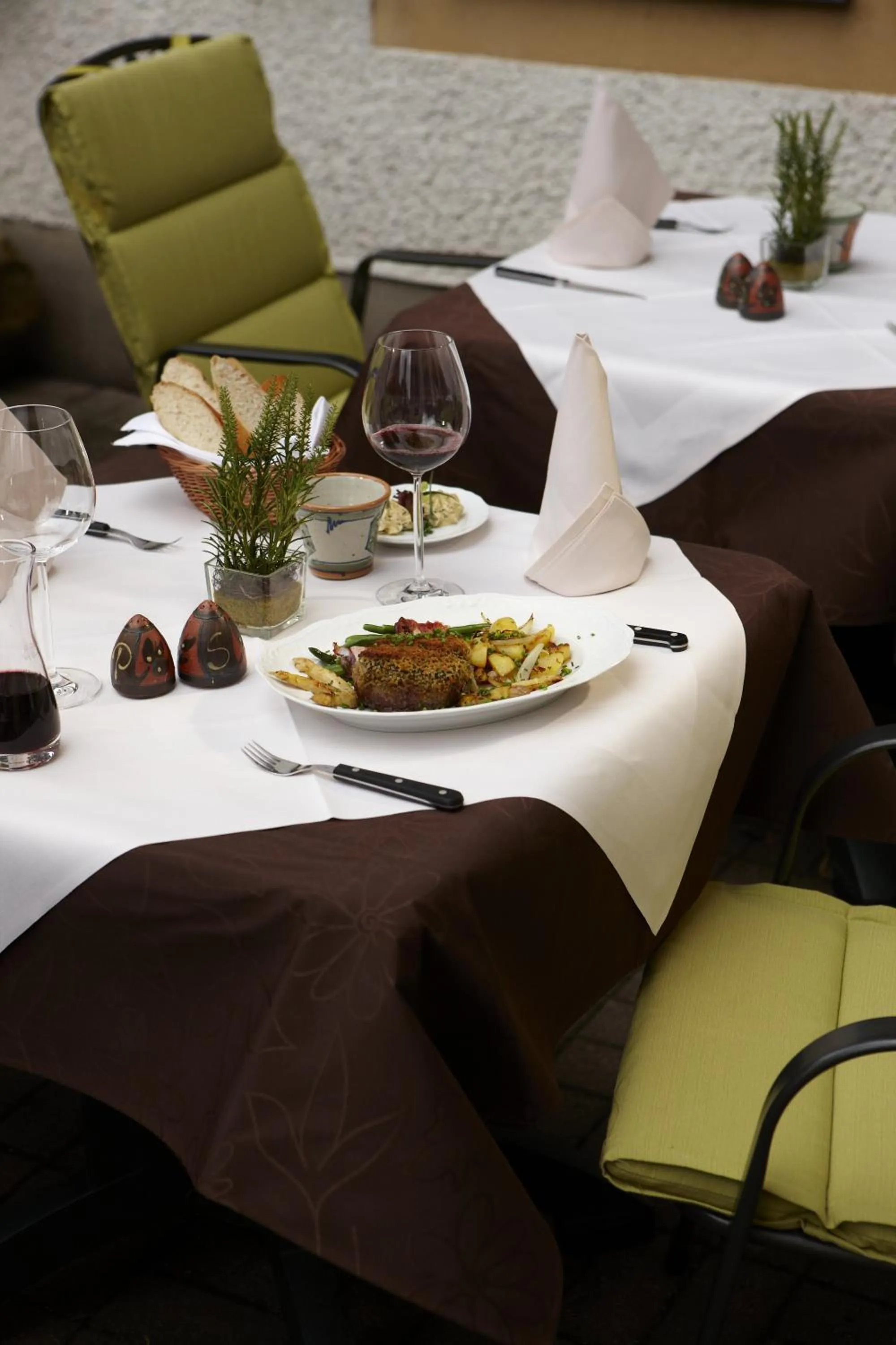 Garden in Hotel Restaurant Lohmühle