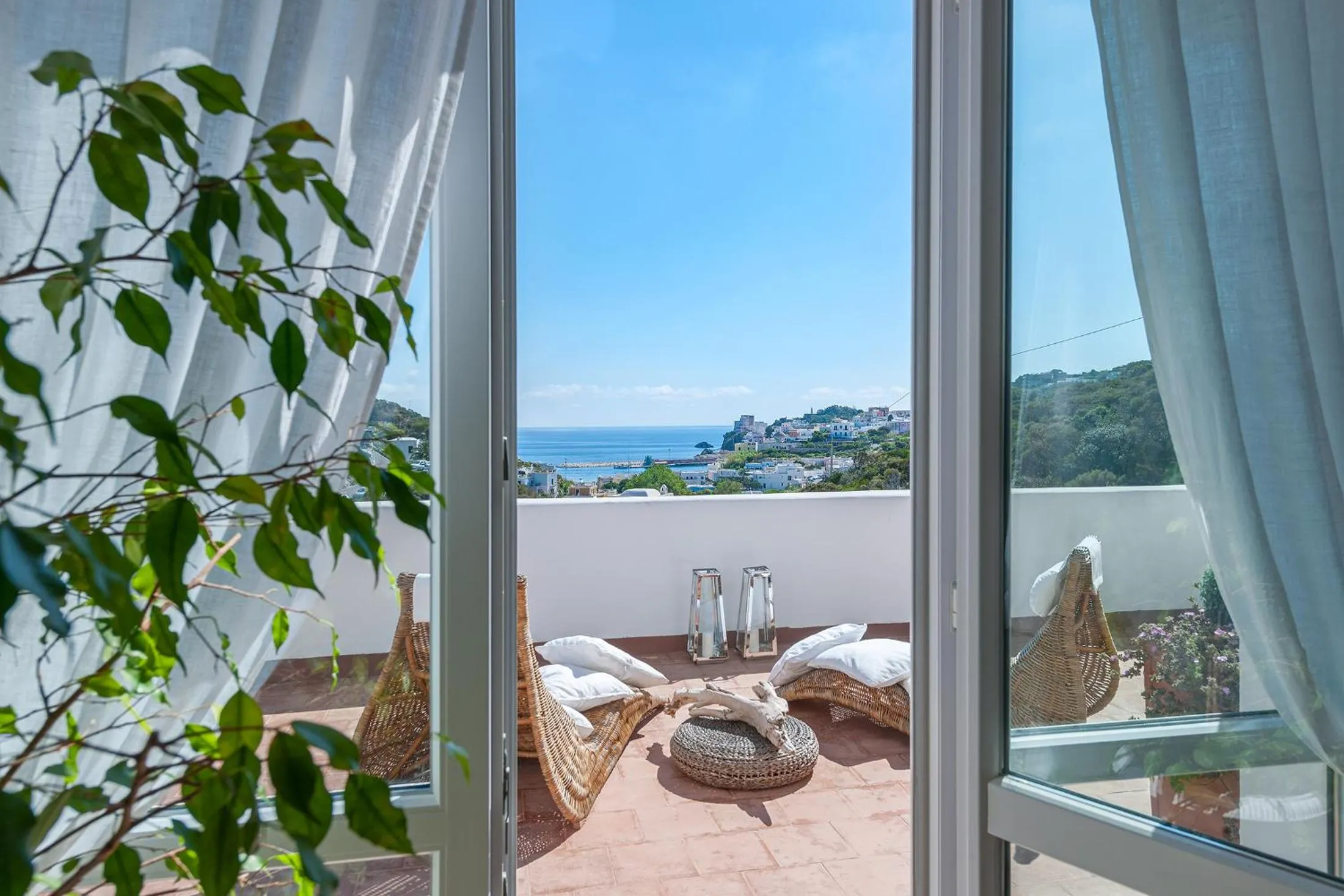Balcony/Terrace in Hotel Chiaia Di Luna