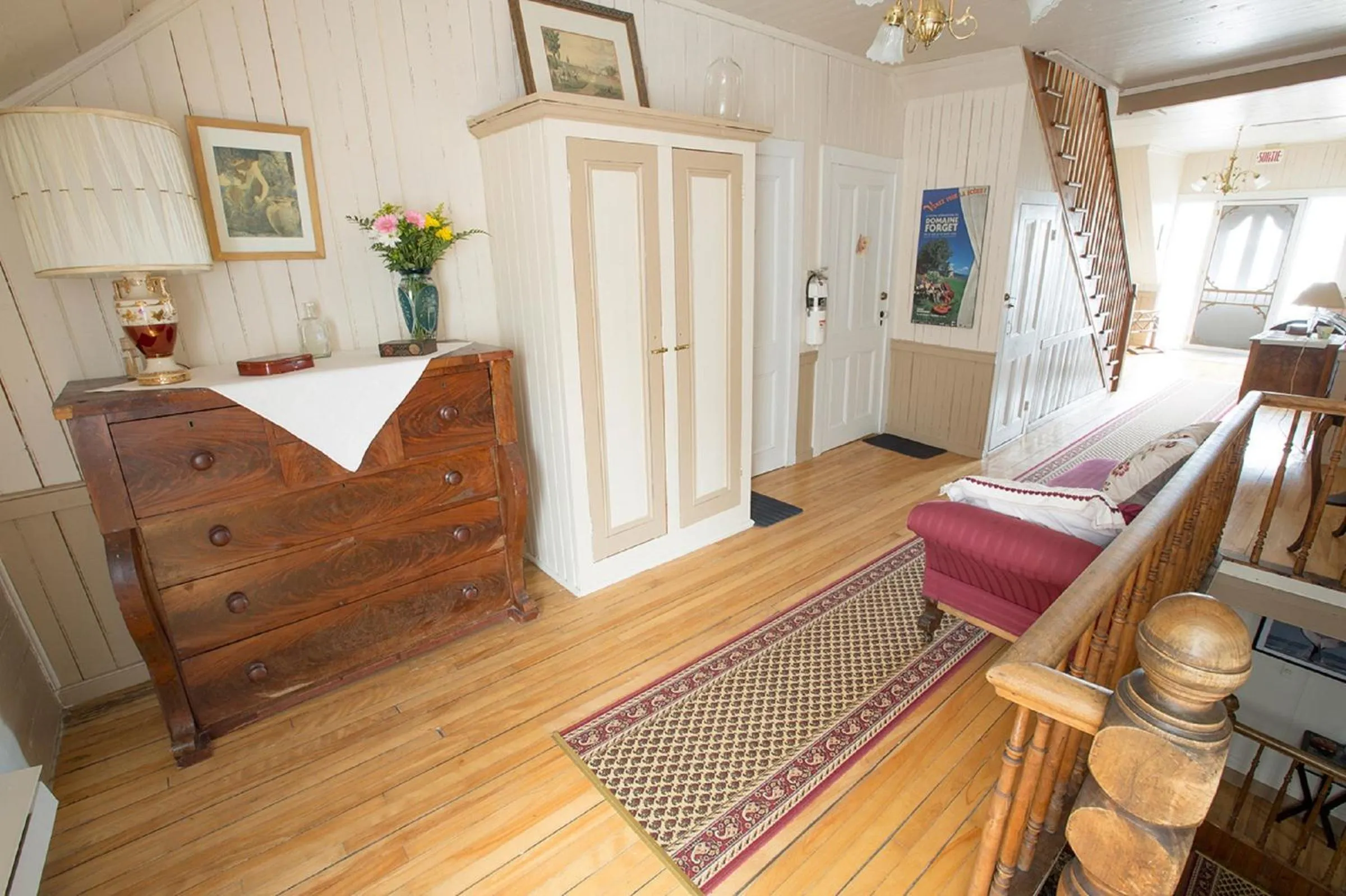 Decorative detail in Auberge La Châtelaine