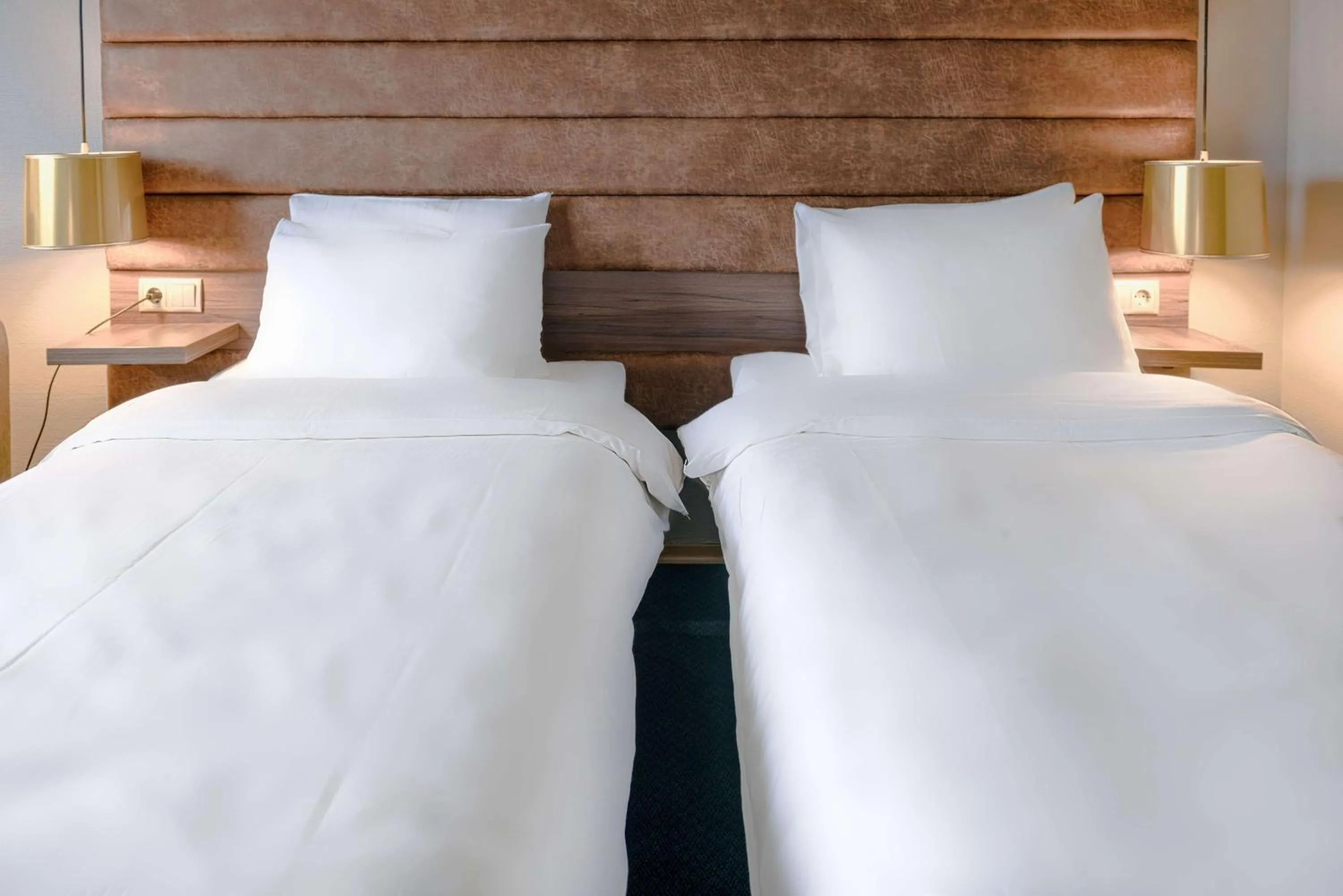 Bed in Radisson Blu Polar Hotel, Spitsbergen