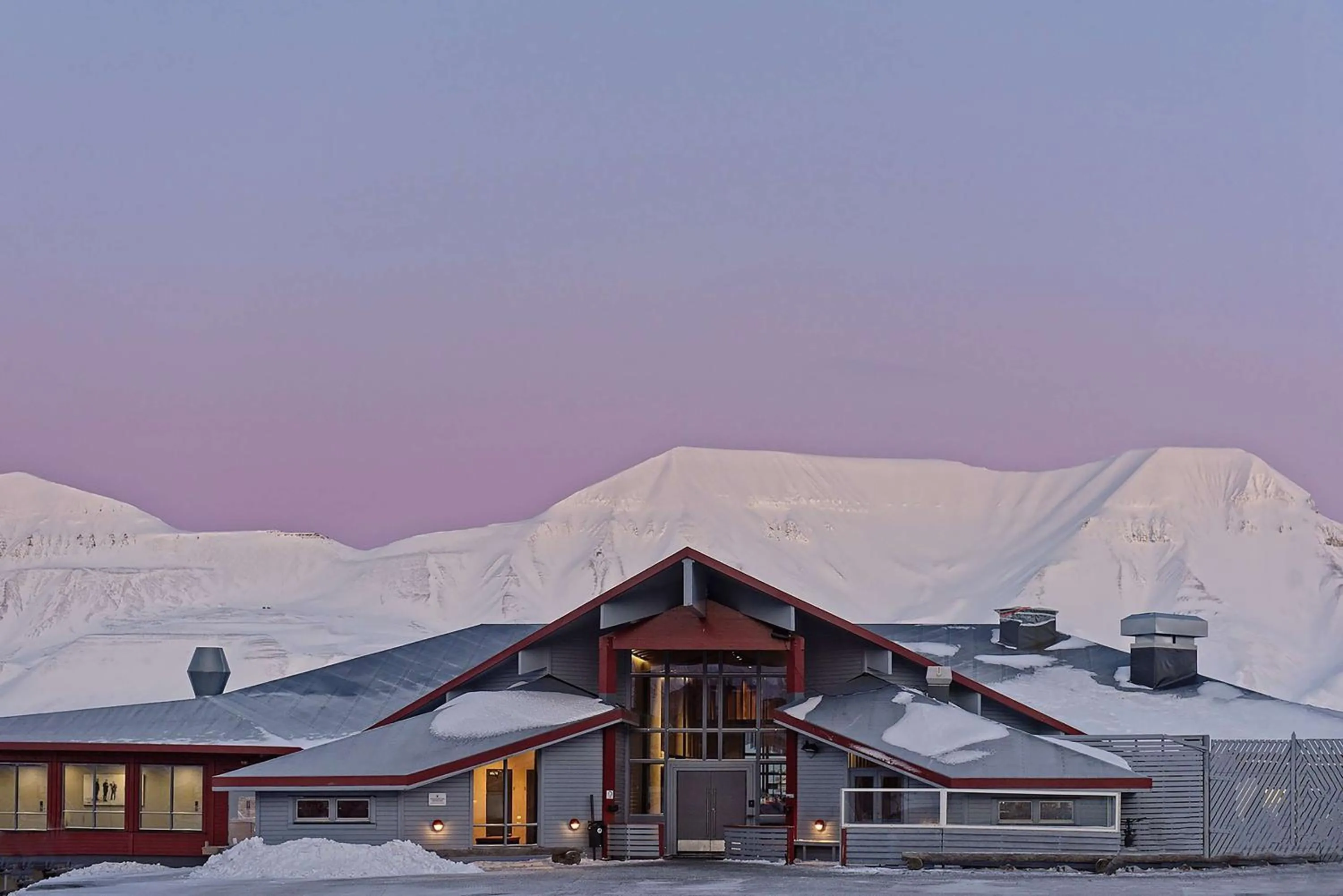 Property building in Radisson Blu Polar Hotel, Spitsbergen