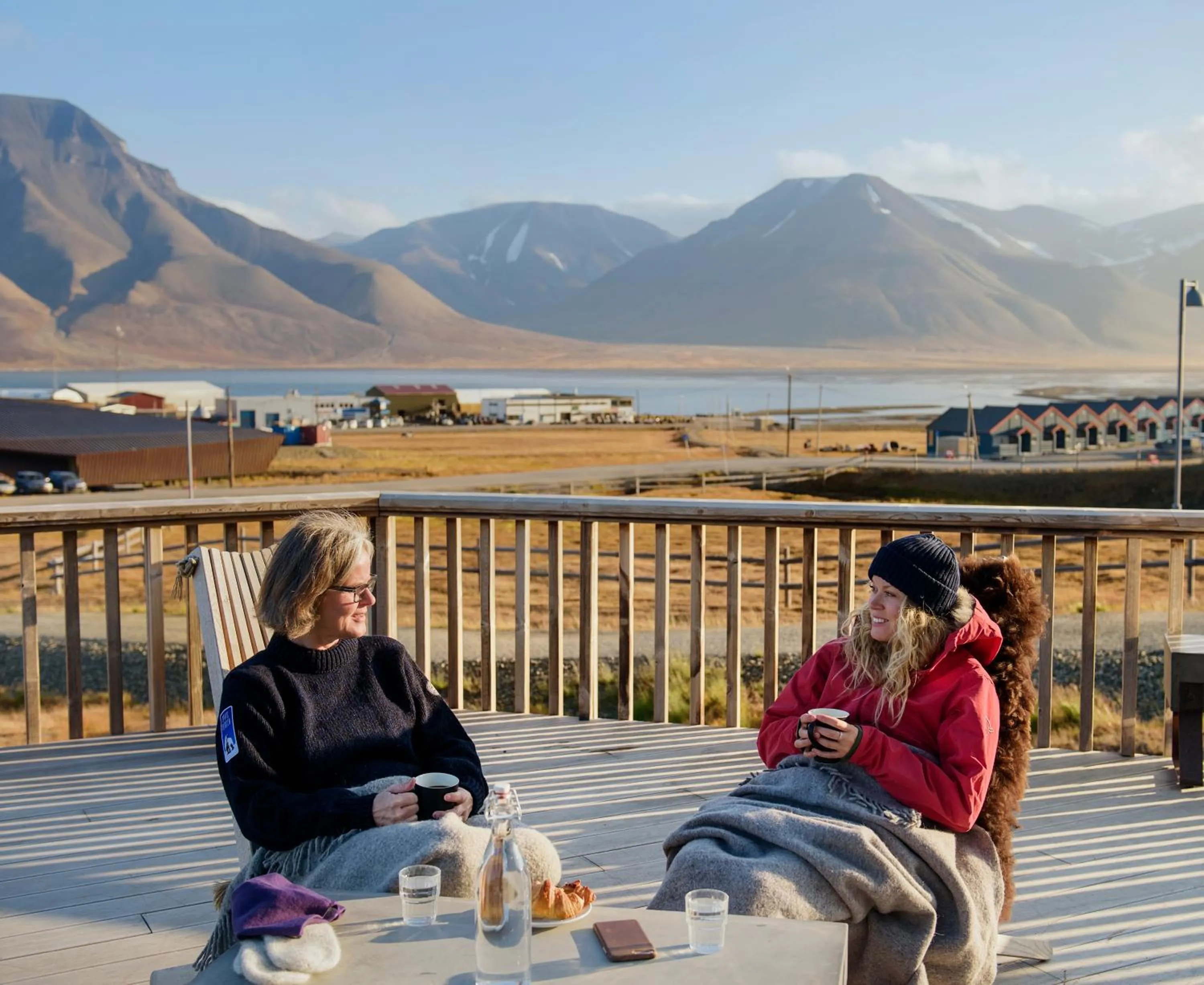 Patio in Radisson Blu Polar Hotel, Spitsbergen