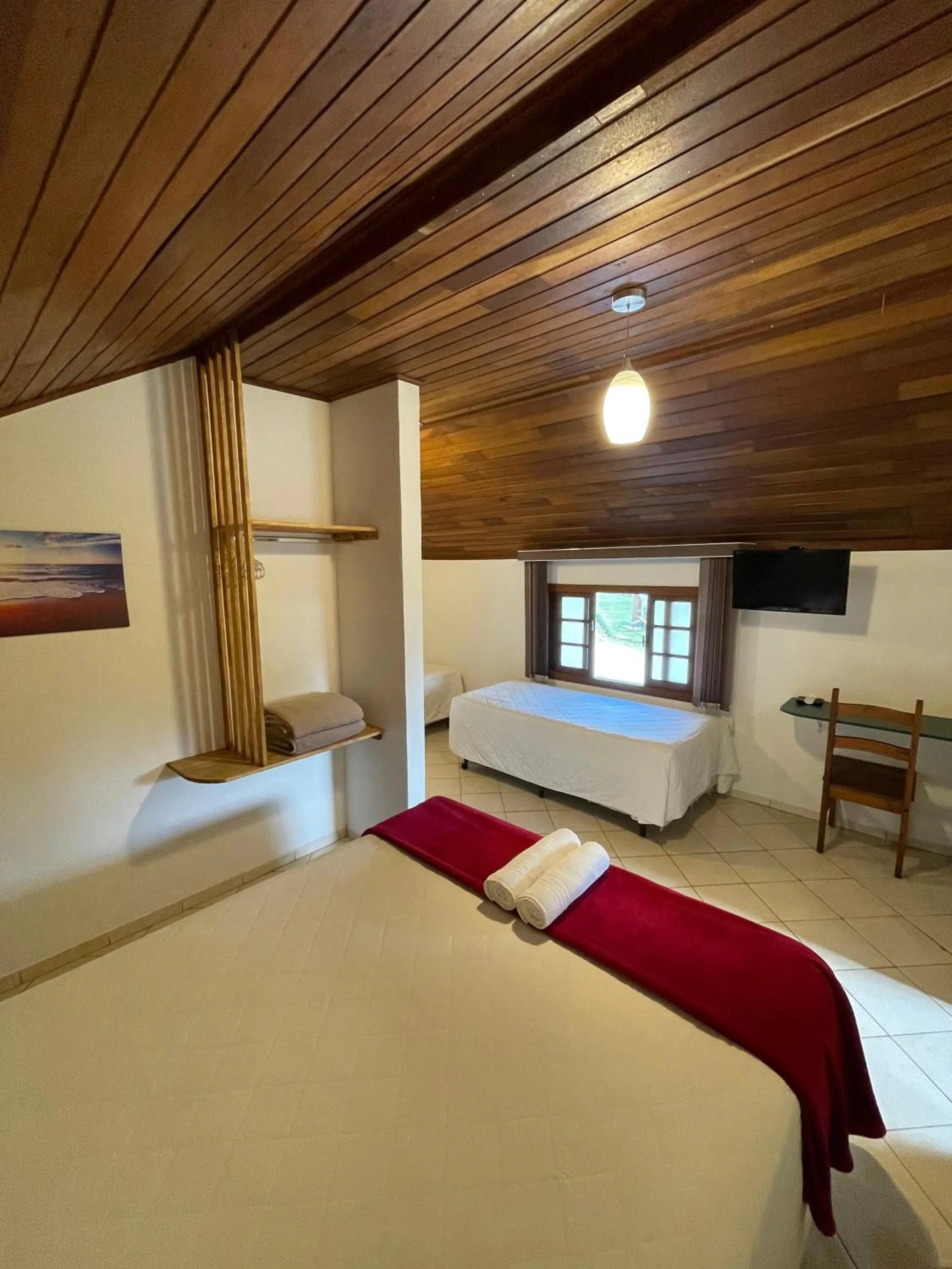 Bed in Pousada Ilha da Magia