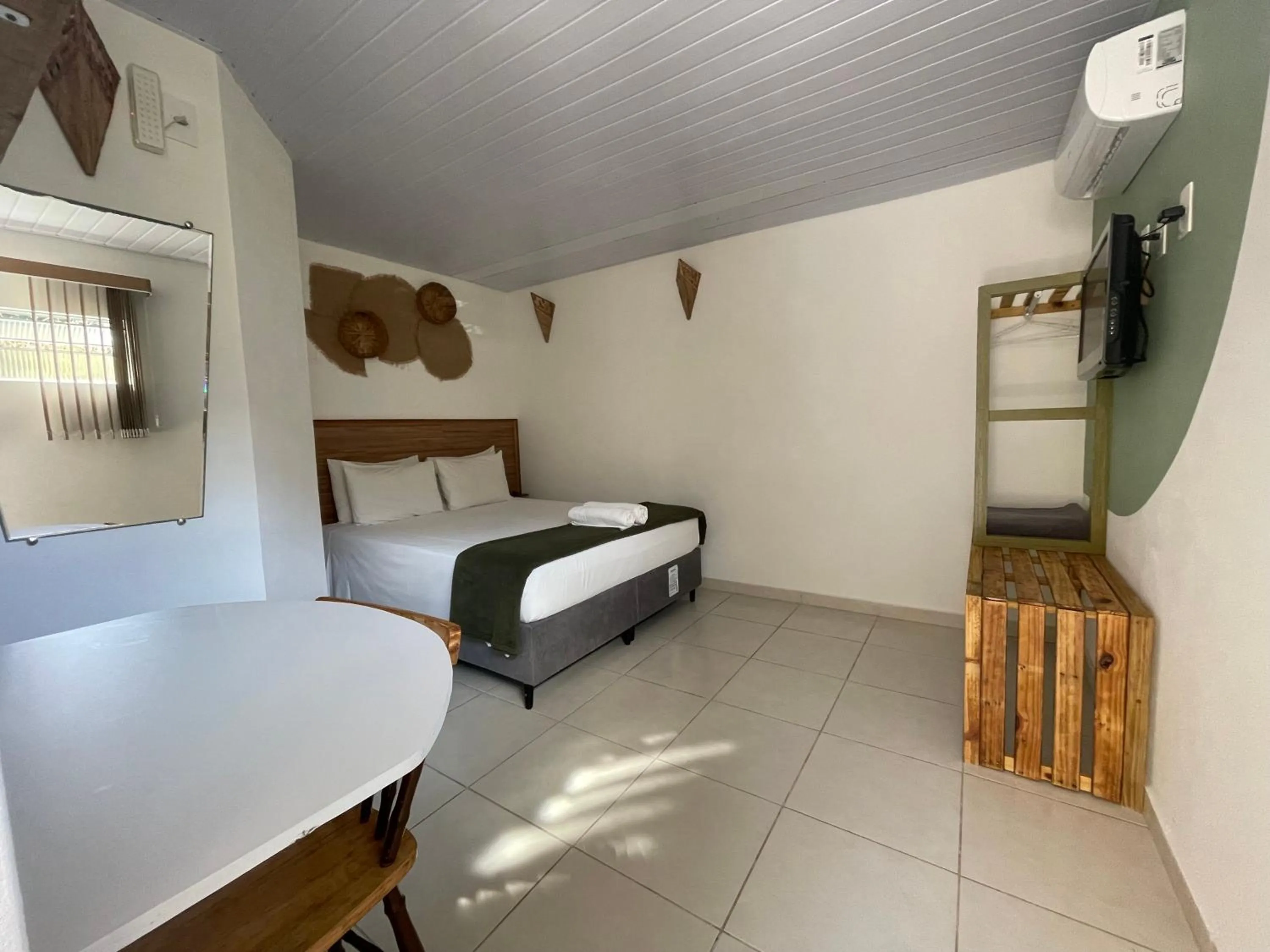 Bed in Pousada Ilha da Magia