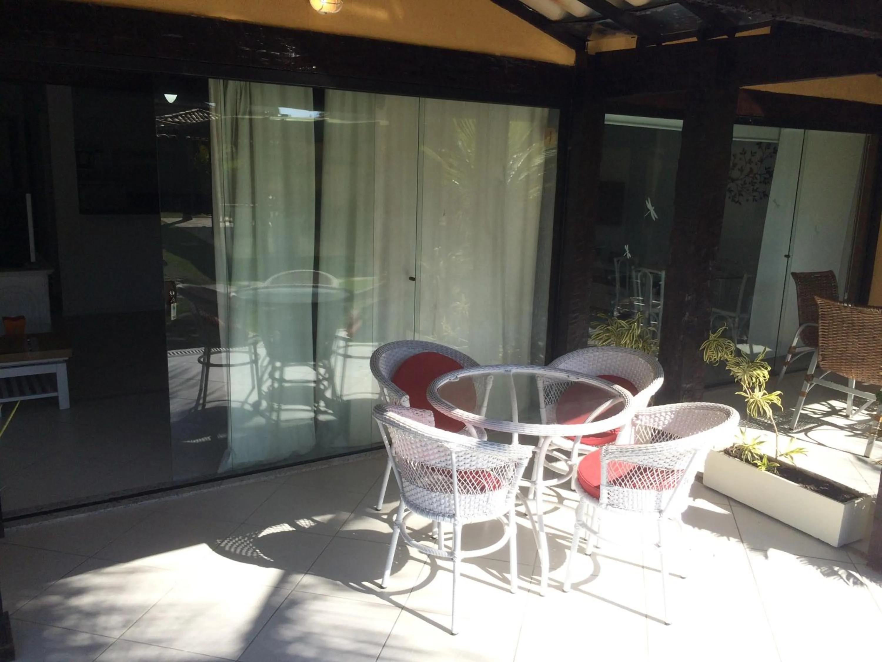 Balcony/Terrace in Apart Hotel em Búzios