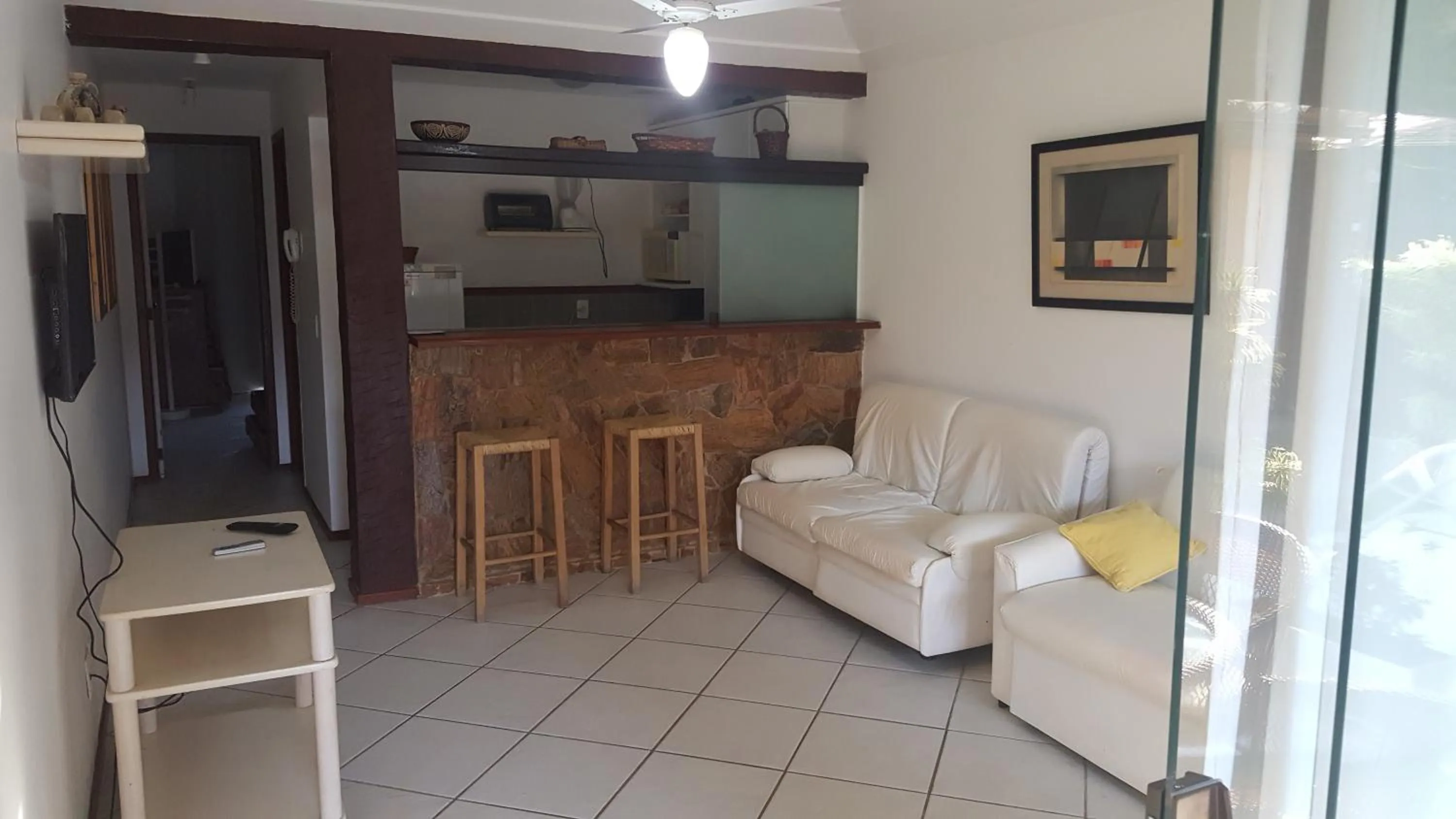 Living room in Apart Hotel em Búzios